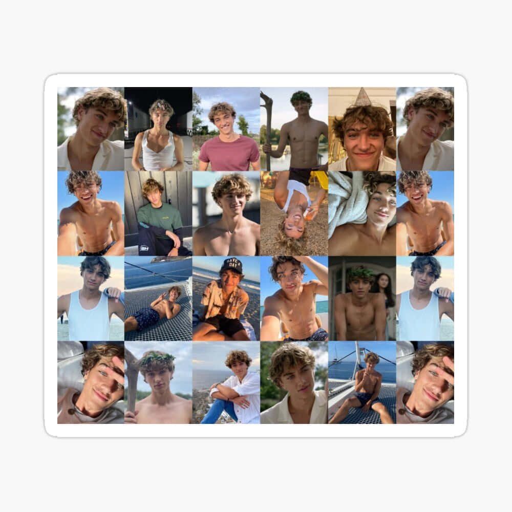 Jeremiah Fisher, summer vibes, collage, SD Desktop Wallpaper