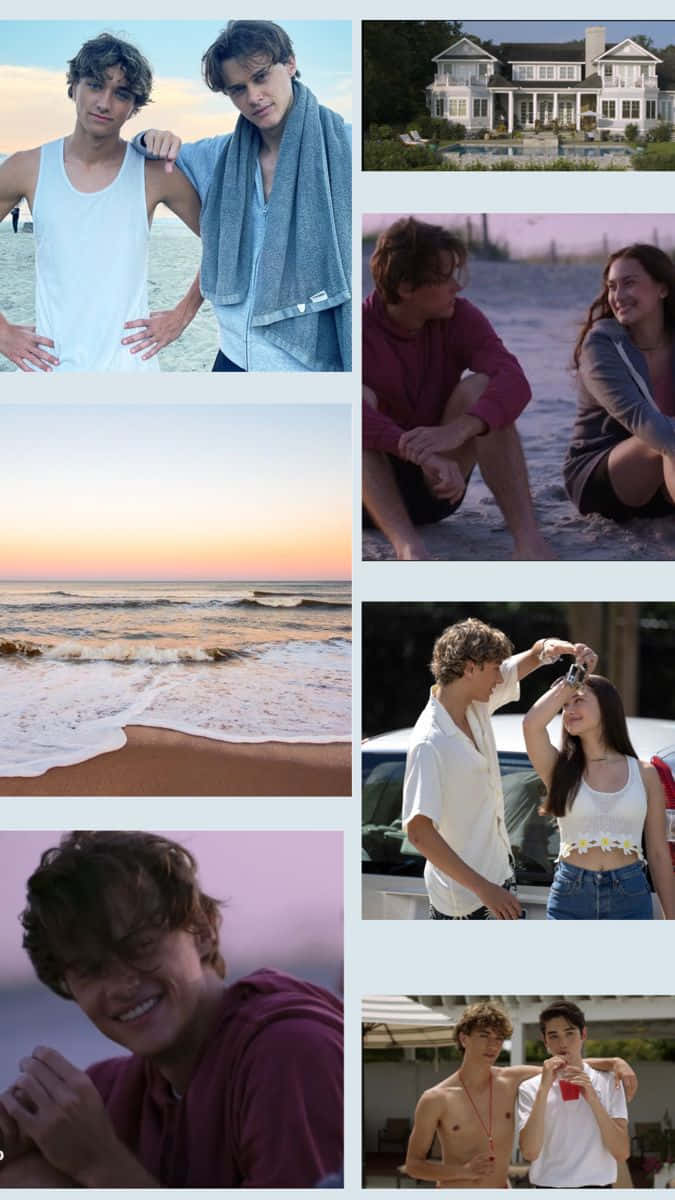 Jeremiah Fisher, summer vibes, beachside moments, SD Phone Wallpaper