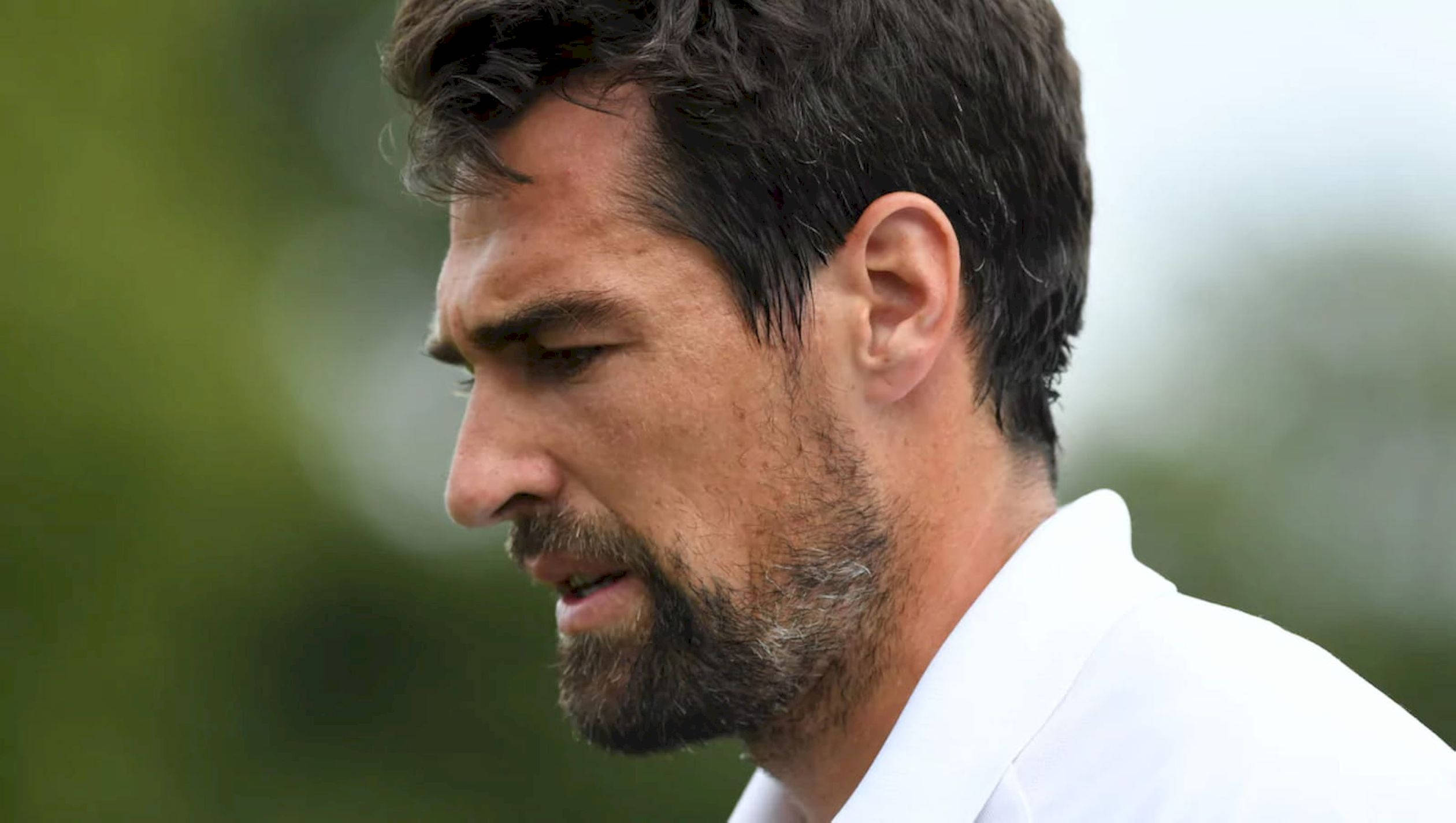 Jeremy Chardy, dark hair, beard, Full HD Desktop Wallpaper