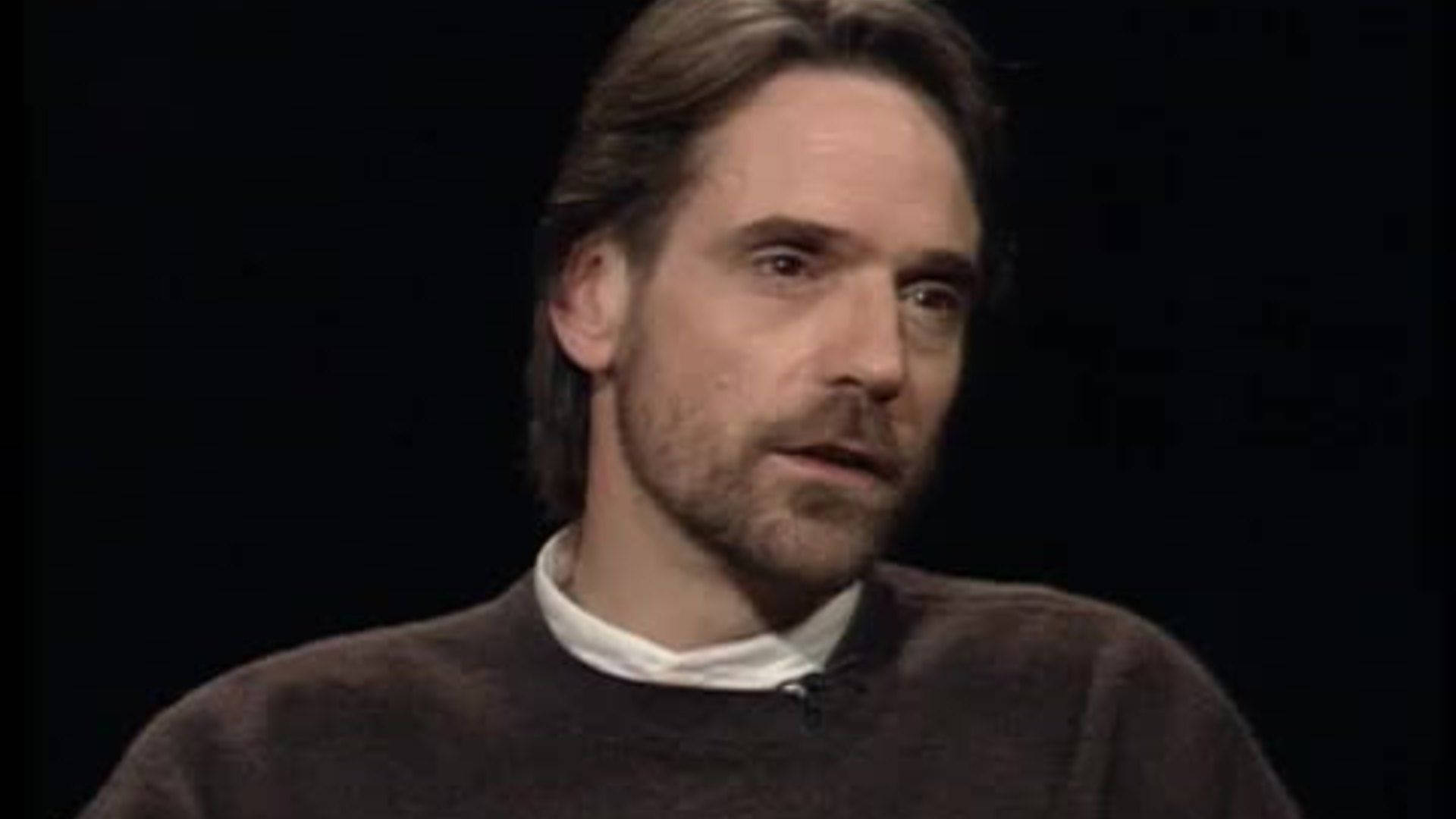 Jeremy Irons, black, dark sweater, Full HD Desktop Wallpaper