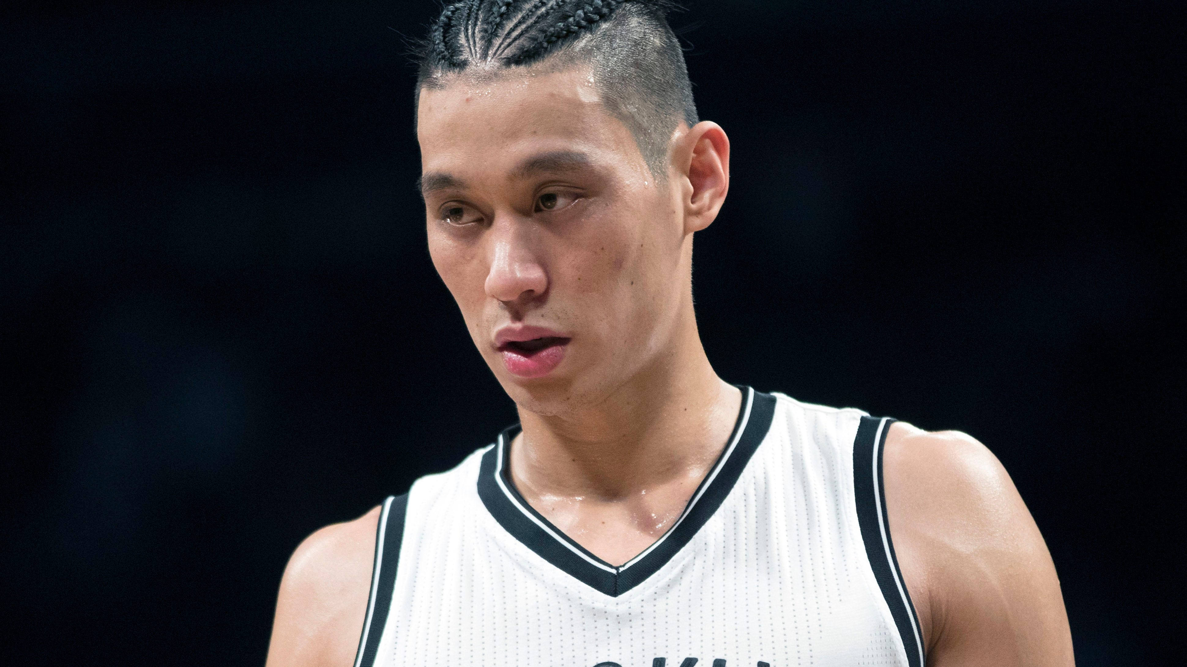 Jeremy Lin, braided hair, white jersey, 4K Desktop Wallpaper