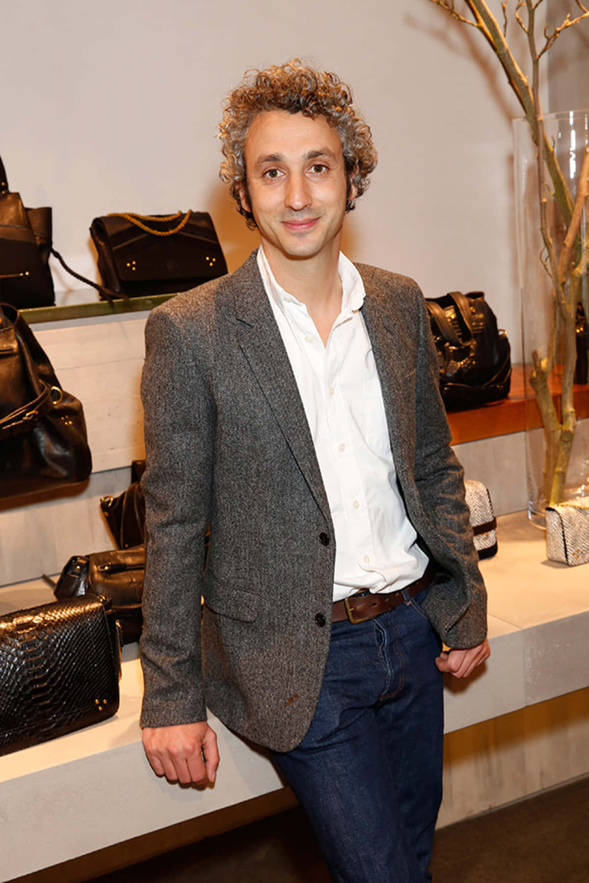 Jérôme Dreyfuss, black handbags, display shelf, HD Phone Wallpaper