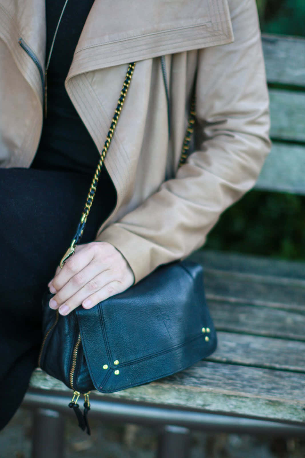 Jérôme Dreyfuss, Bobi Bag, beige trench coat, HD Phone Wallpaper