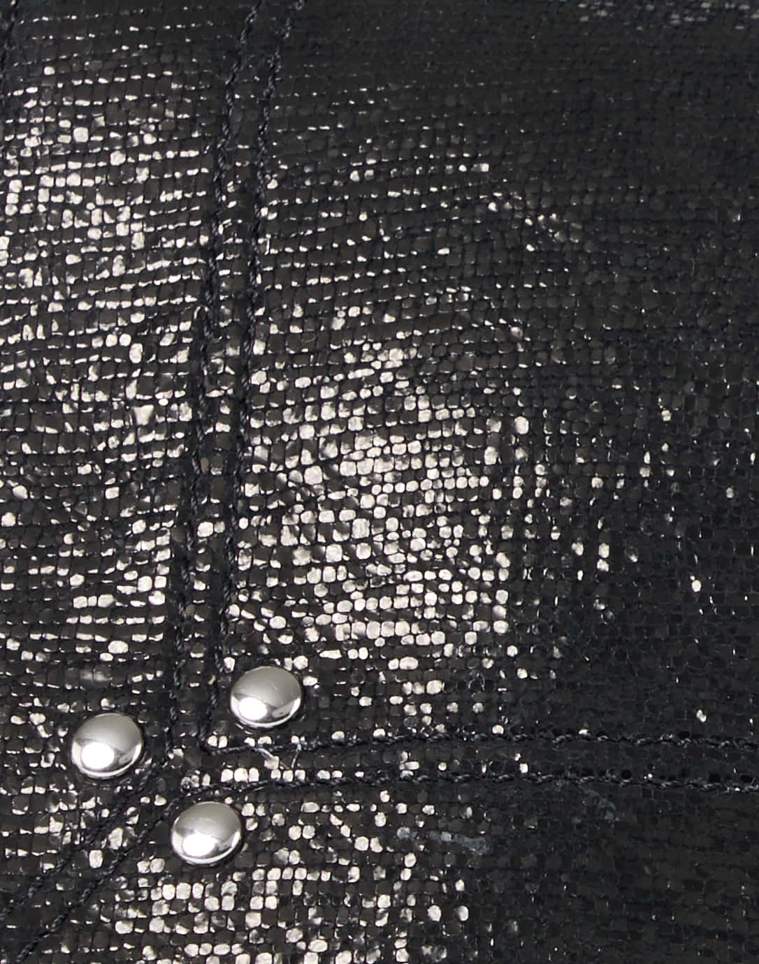 Jérôme Dreyfuss, black textured fabric, silver studs, HD Phone Wallpaper