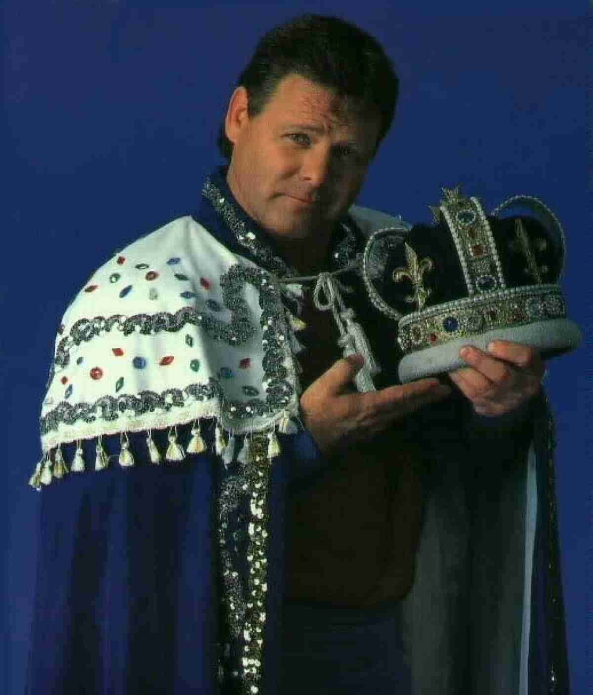 Jerry Lawler, jeweled royal cape, crown, HD Phone Wallpaper