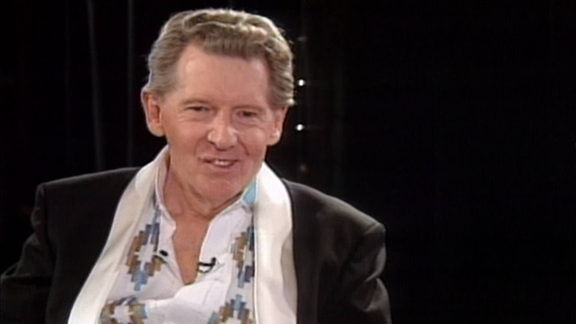 Jerry Lee Lewis, fancy suit, black suit, Full HD Desktop Wallpaper