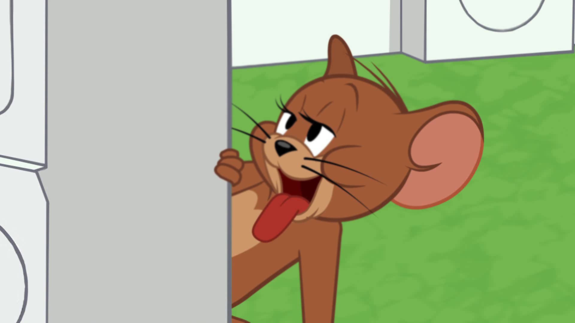 Jerry Mouse, cheesy ball run, cartoon mouse, Full HD Desktop Wallpaper