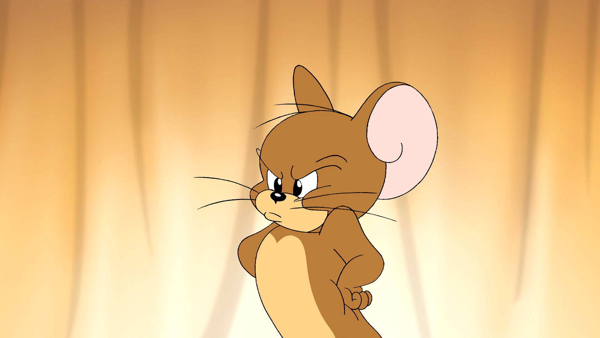 Jerry Mouse, angry, narrowed eyes, Full HD Desktop Wallpaper