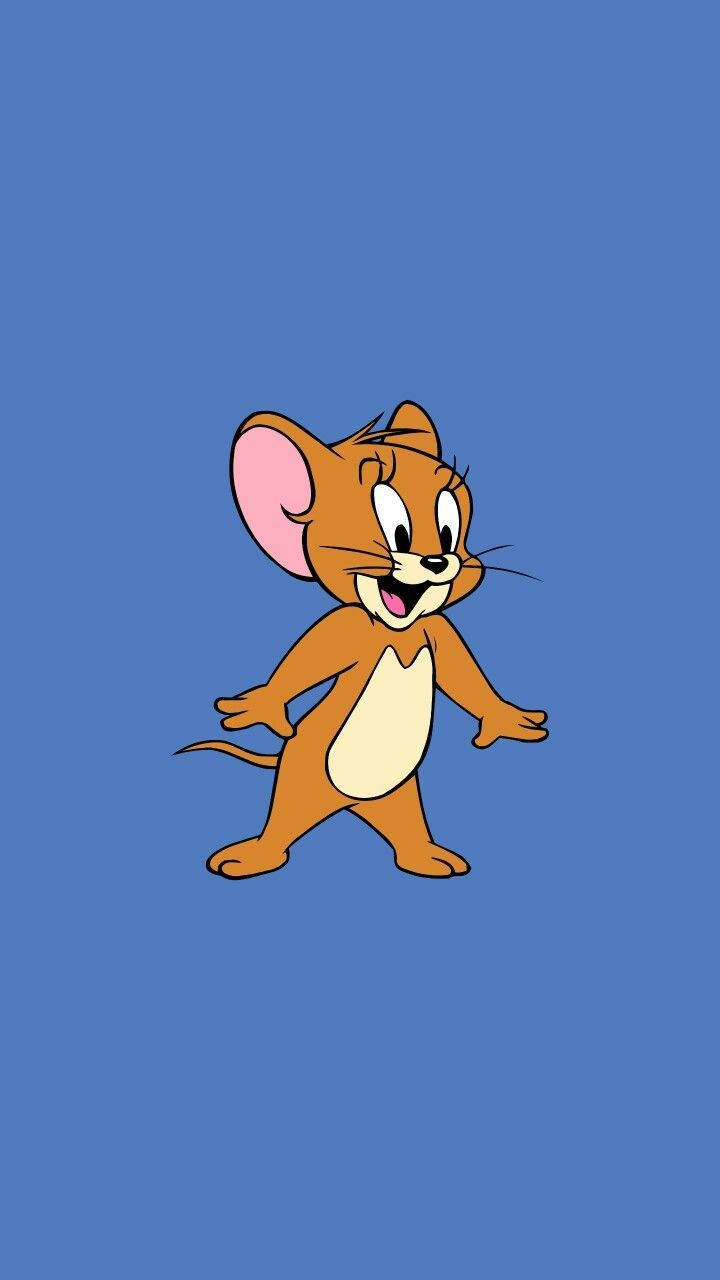 Jerry Mouse, pink ears, white belly, HD Phone Wallpaper