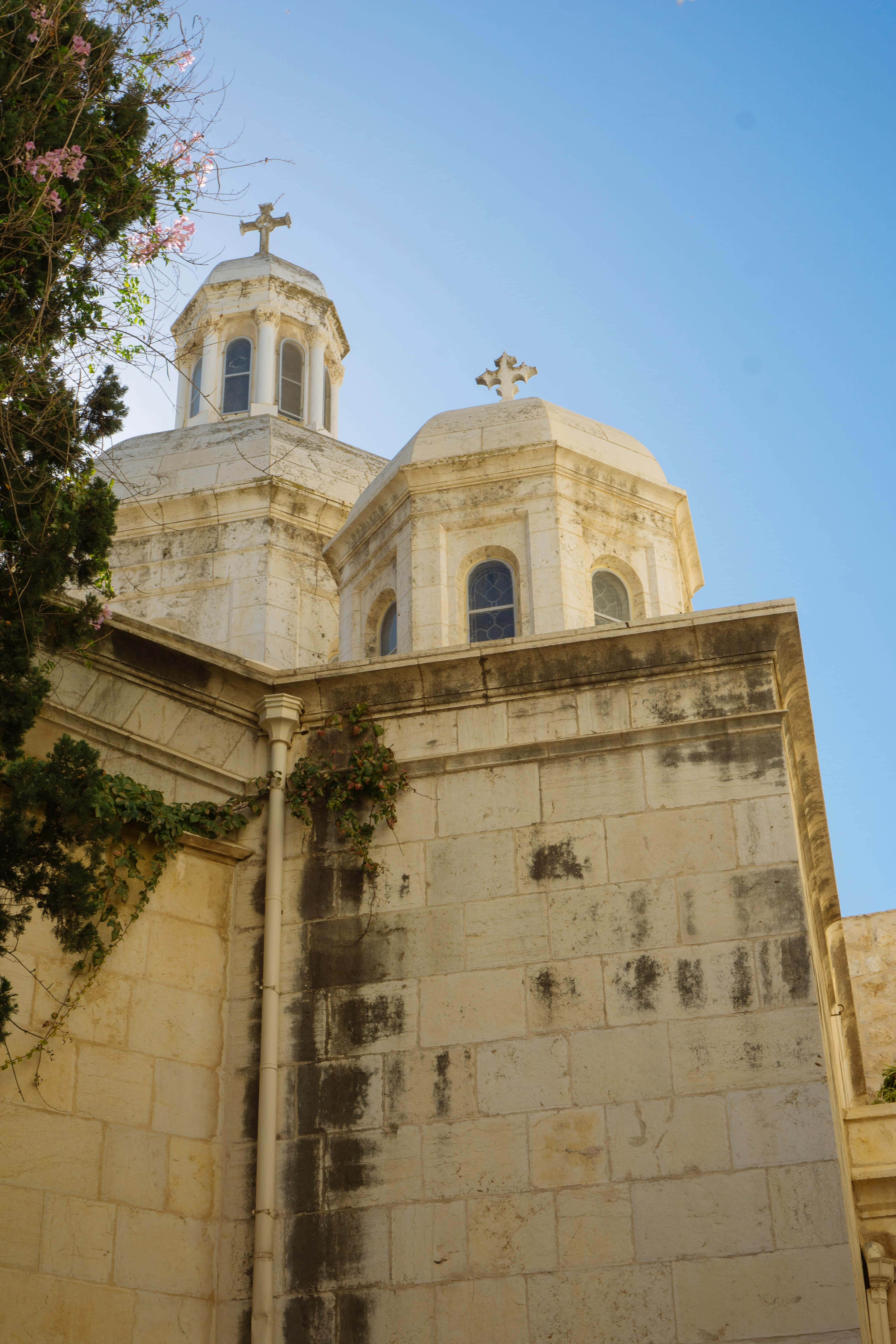 Jerusalem, church, bell towers, 5K Phone Wallpaper