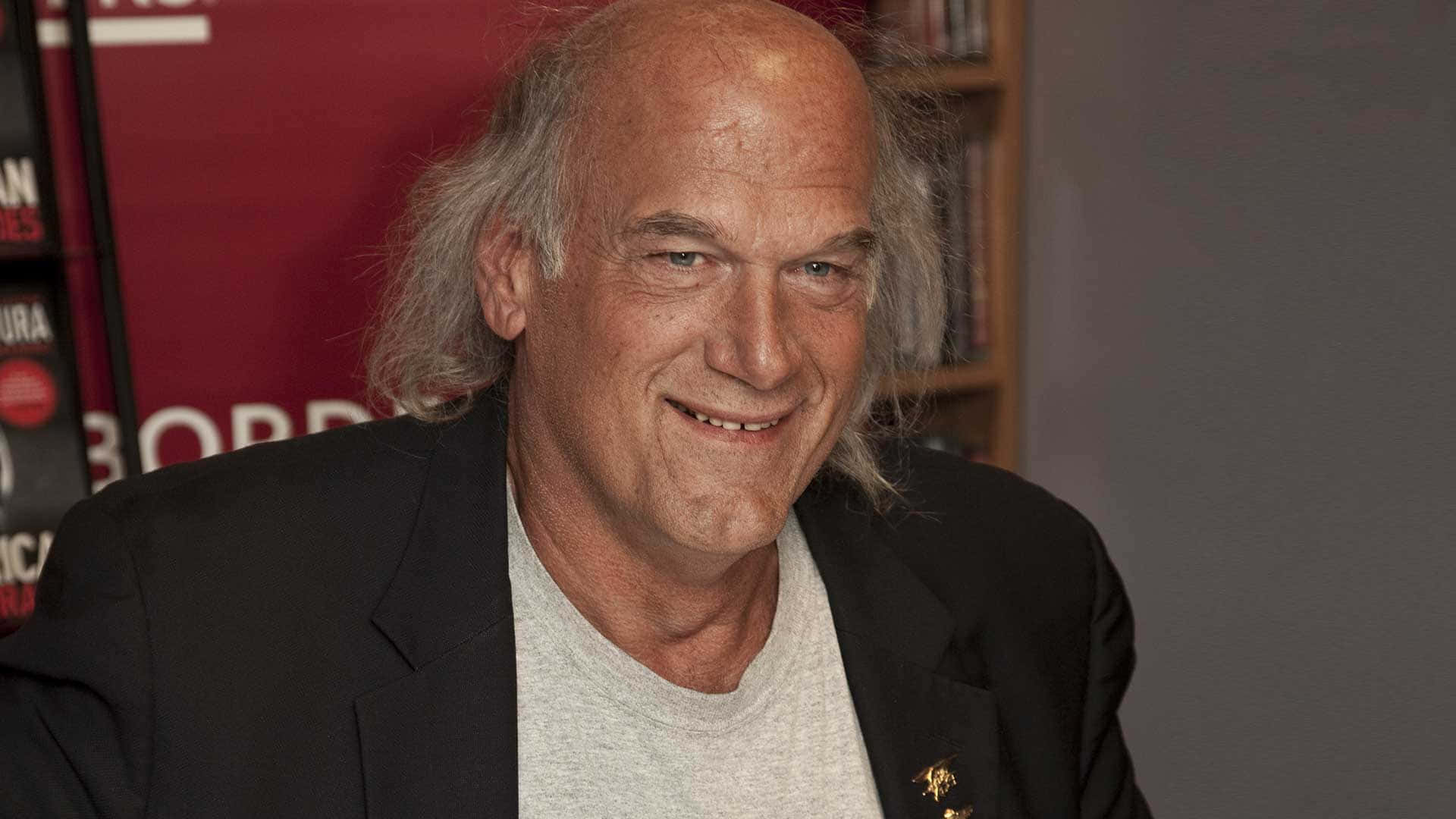 Jesse Ventura, bald man, gray hair, Full HD Desktop Wallpaper