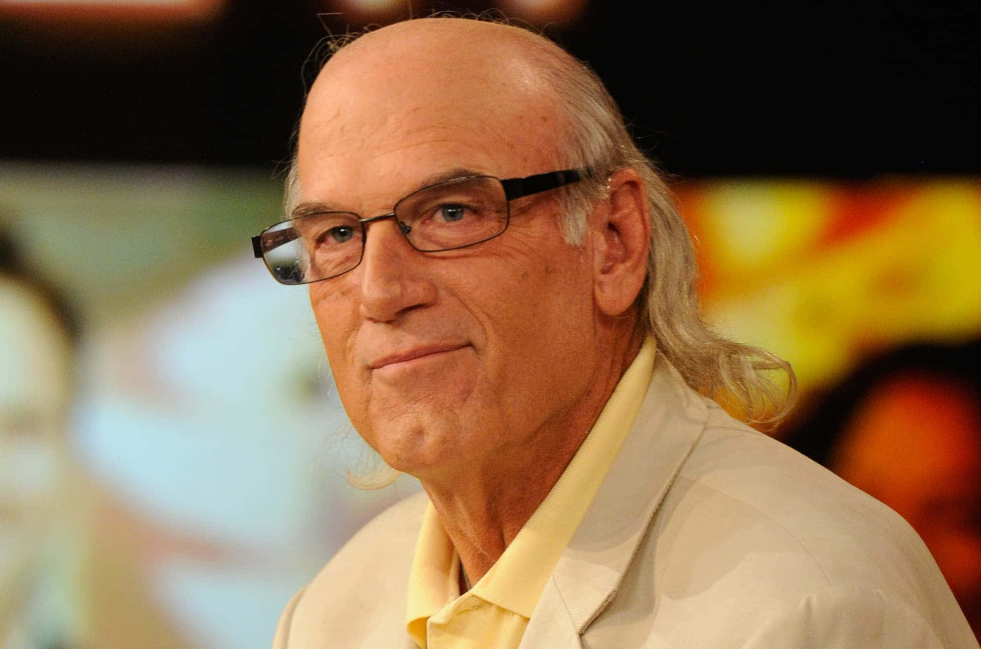 Jesse Ventura, balding man, glasses, Full HD Desktop Wallpaper