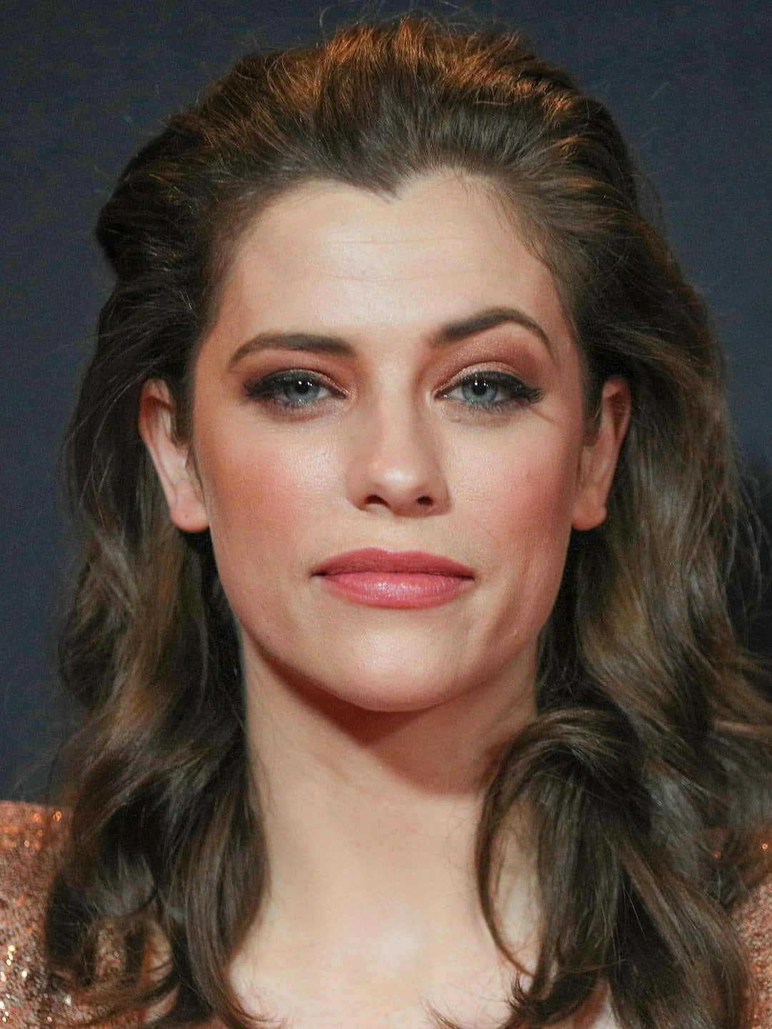 Jessica De Gouw, red, close-up portrait, HD Phone Wallpaper