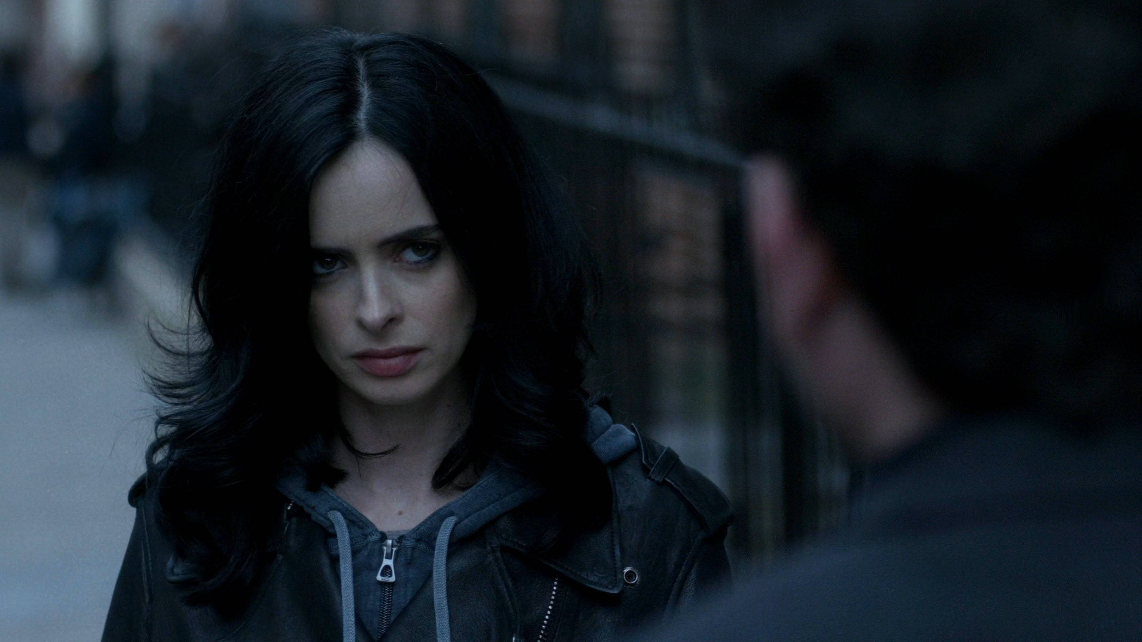 Jessica Jones, dark hair, intense gaze, 4K Desktop Wallpaper