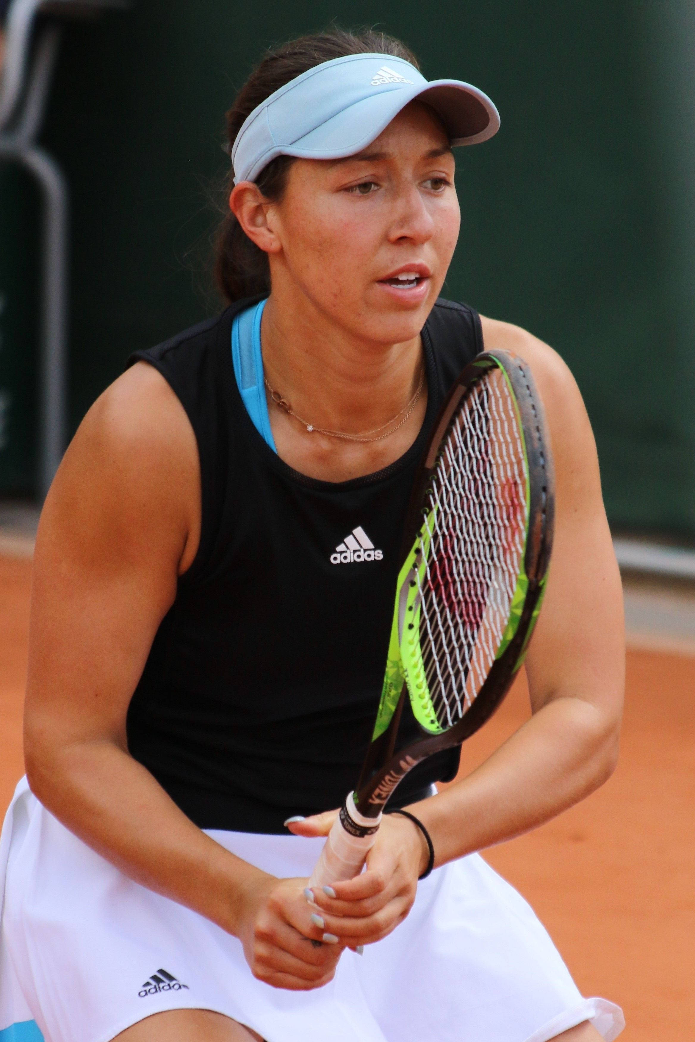 Jessica Pegula, tennis match, clay court, 2K Phone Wallpaper