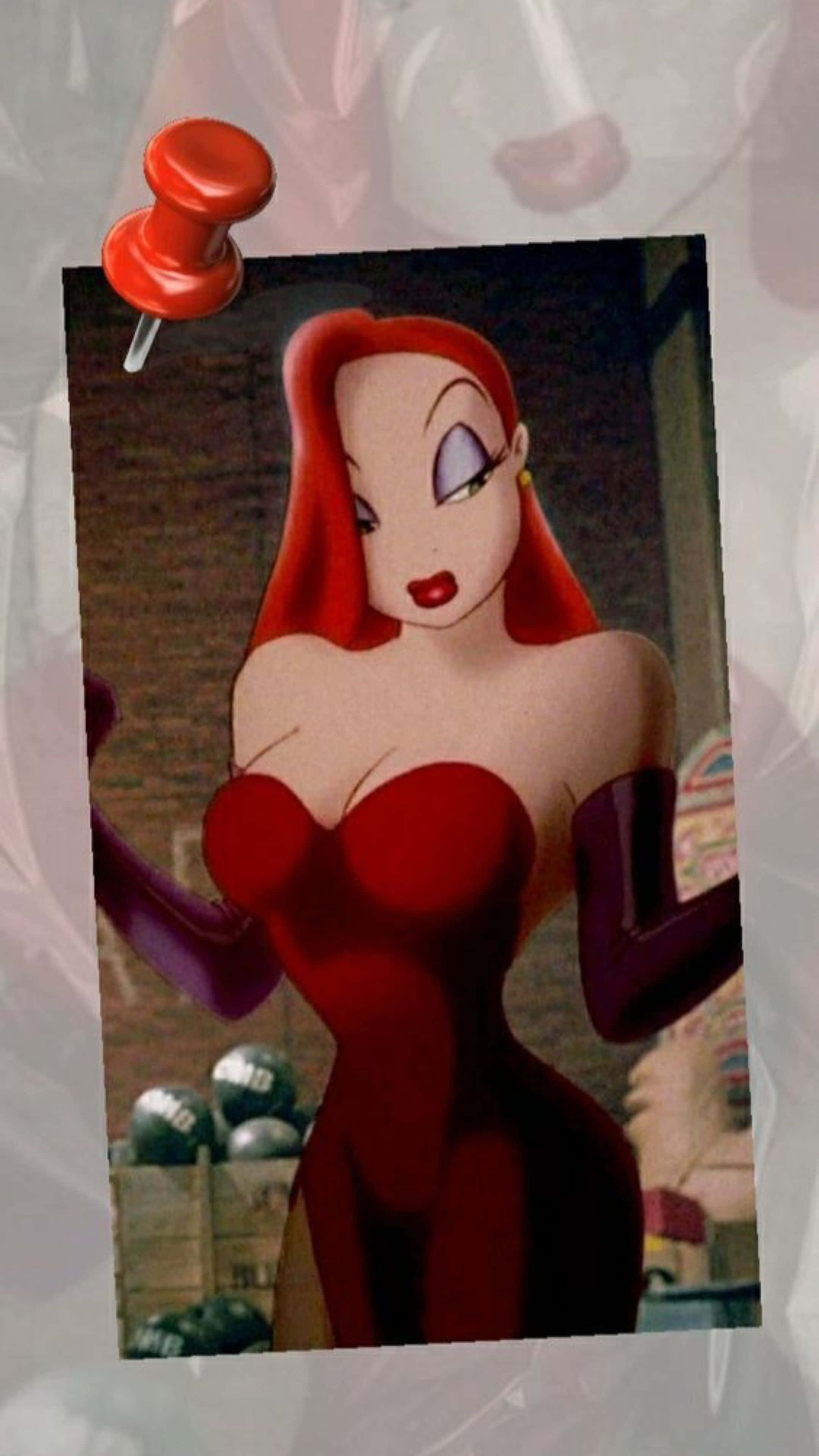 Jessica Rabbit, animated character, red-haired, 4K Phone Wallpaper