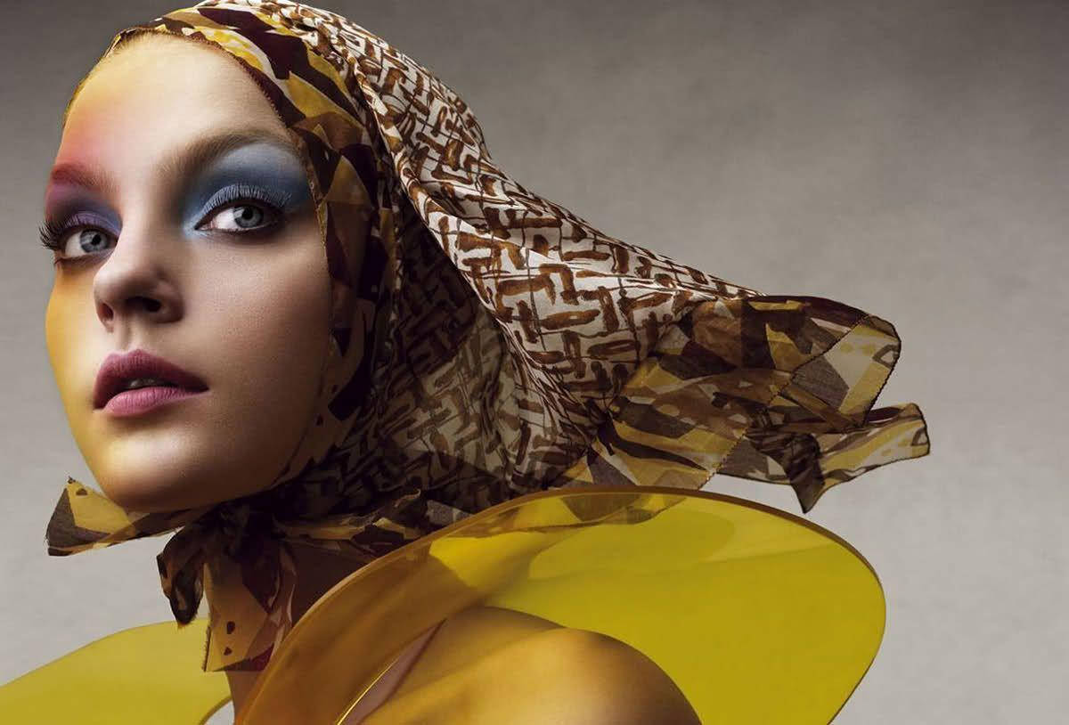 Jessica Stam, smoky make up, bold blue eyeshadow, SD Desktop Wallpaper
