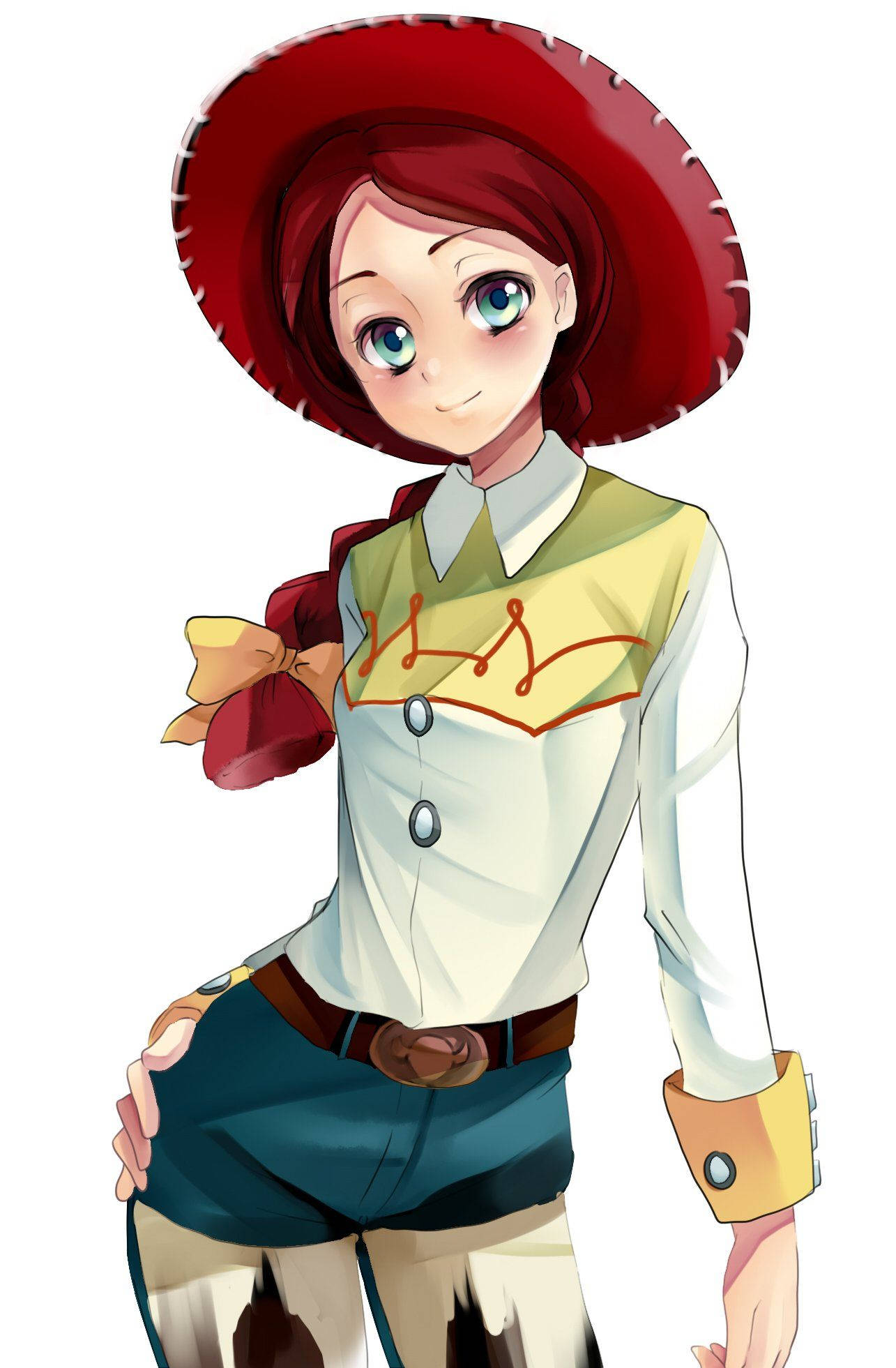 Jessie, Toy Story, anime style, Full HD Phone Wallpaper