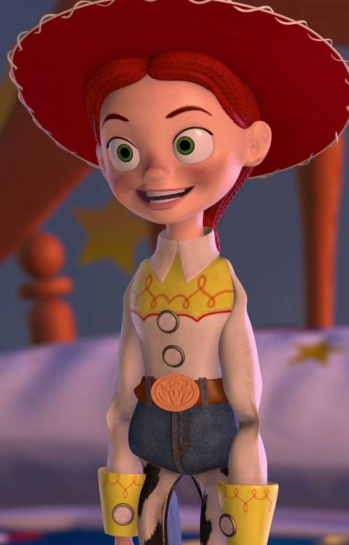 Jessie, Toy Story, red hat, SD Phone Wallpaper