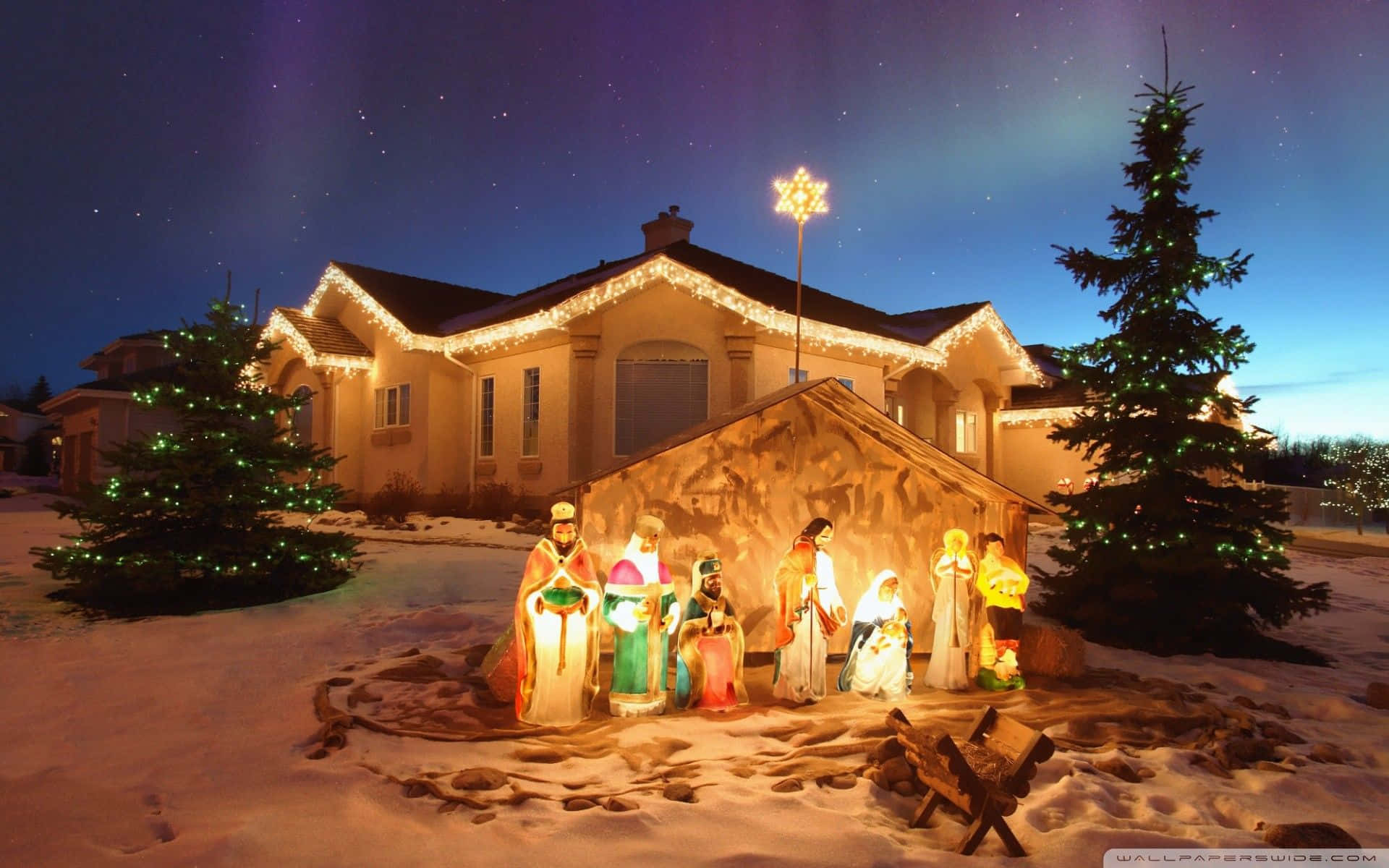 Jesus, Christmas, nativity scene, Full HD Desktop Wallpaper