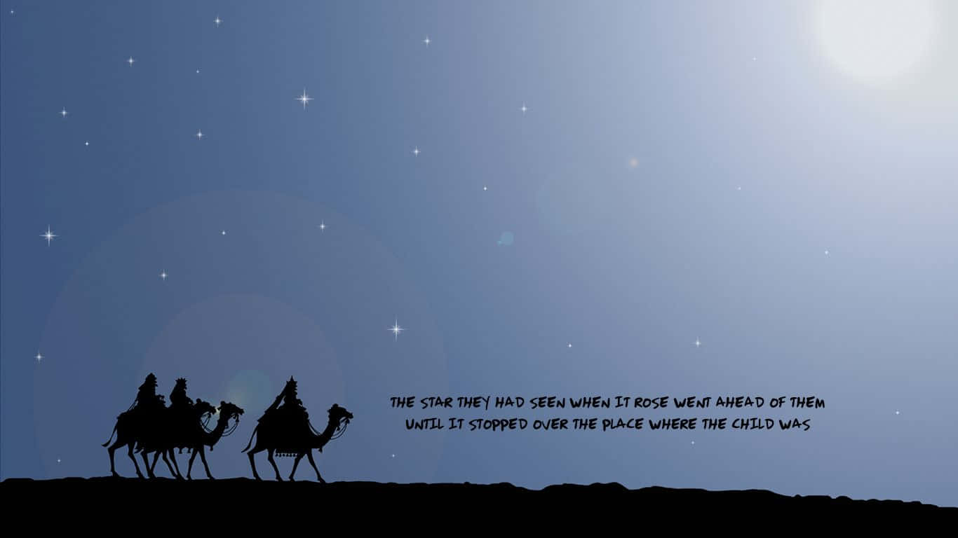 Jesus, Christmas, wise men, HD Desktop Wallpaper