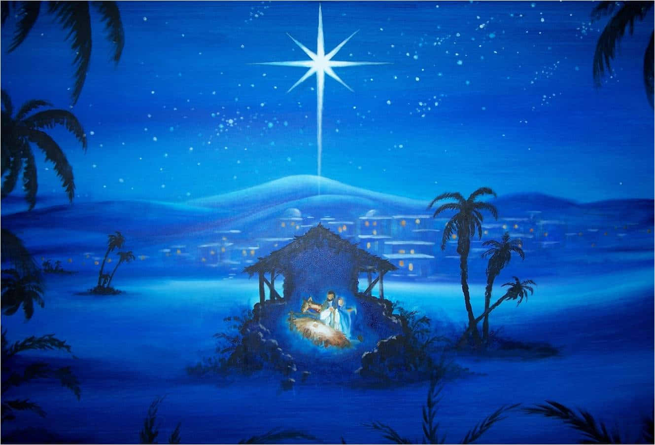 Jesus, Christmas, nativity scene, HD Desktop Wallpaper
