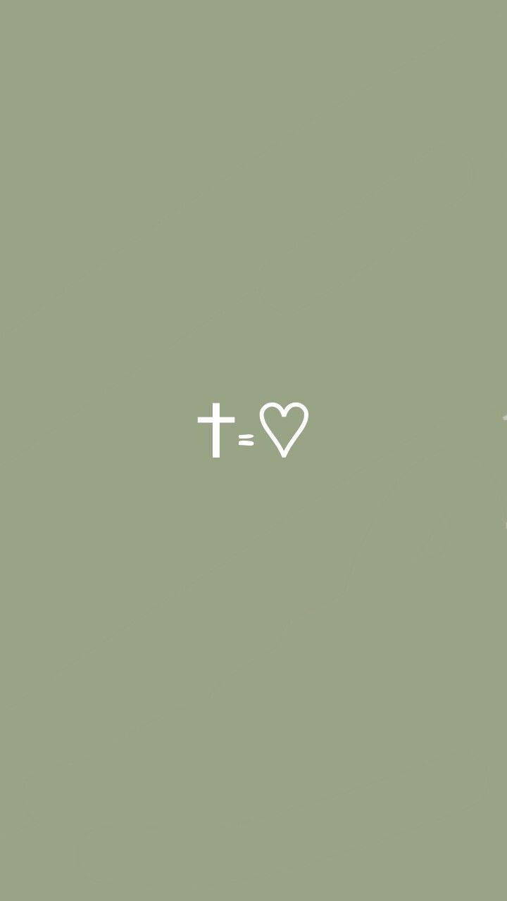 Jesus Cross, olive green, white cross, HD Phone Wallpaper