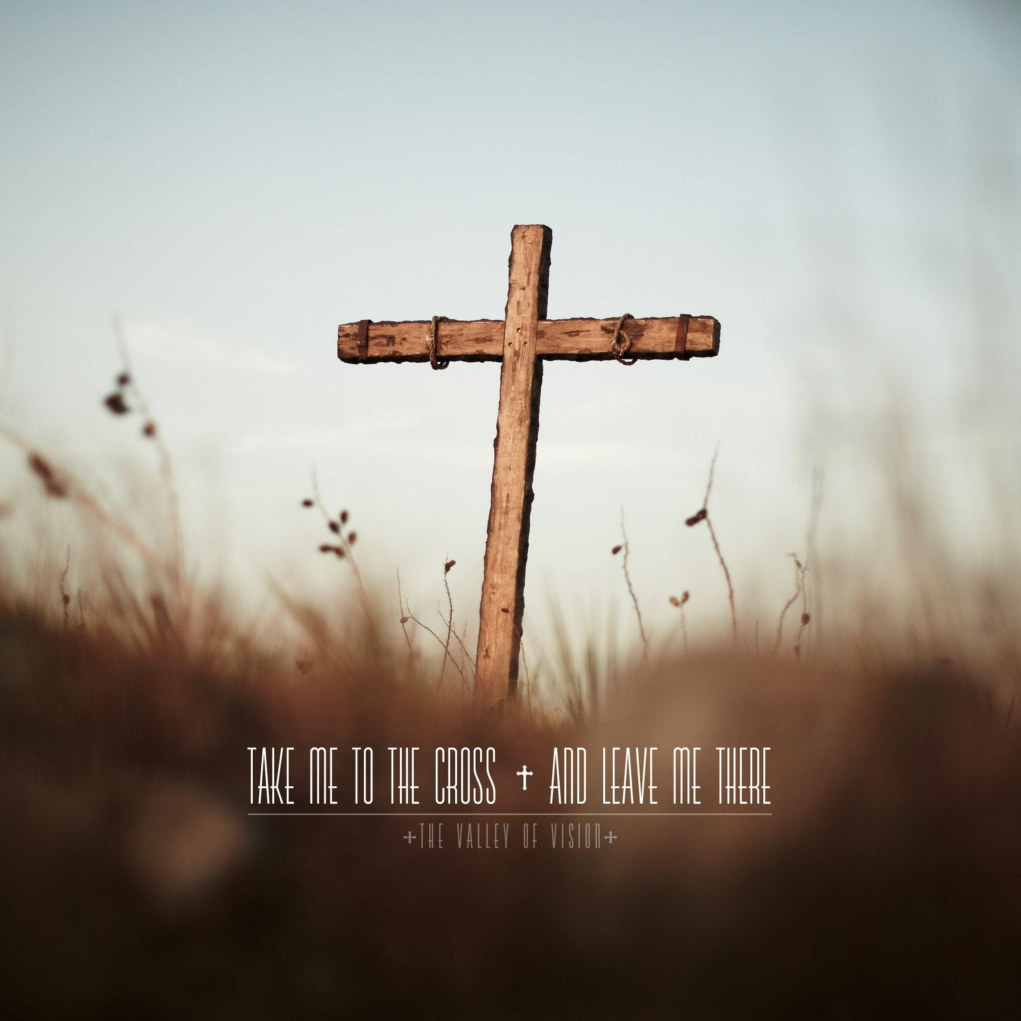 wooden cross, golden grass, twilight sky, Full HD Desktop Wallpaper