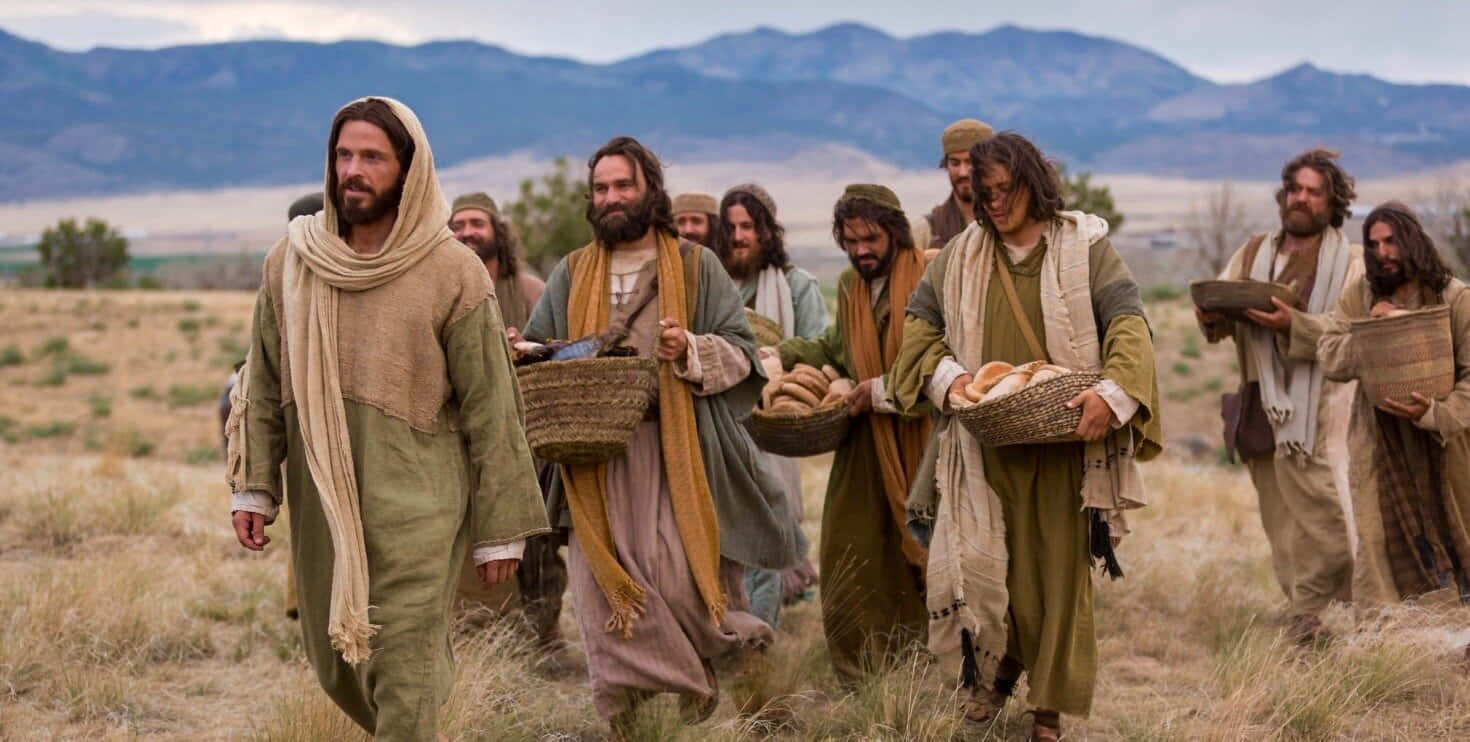 Jesus, Disciples, ancient robes, HD Desktop Wallpaper