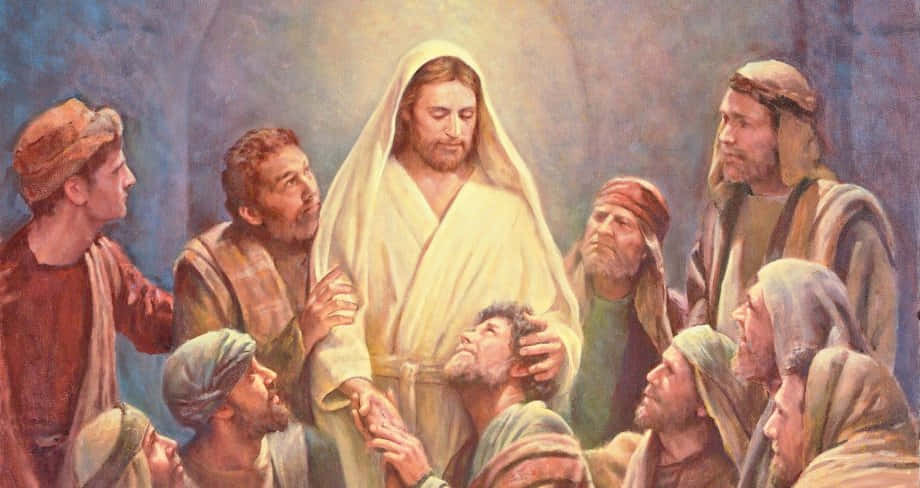 Jesus Disciples, radiant white robe, disciples, SD Desktop Wallpaper