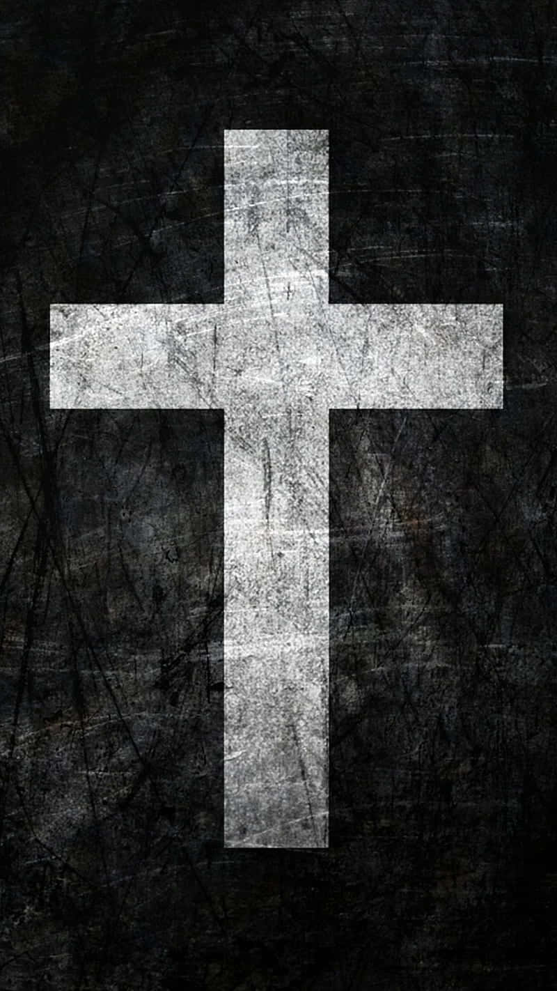Jesus, iPhone, white cross, HD Phone Wallpaper