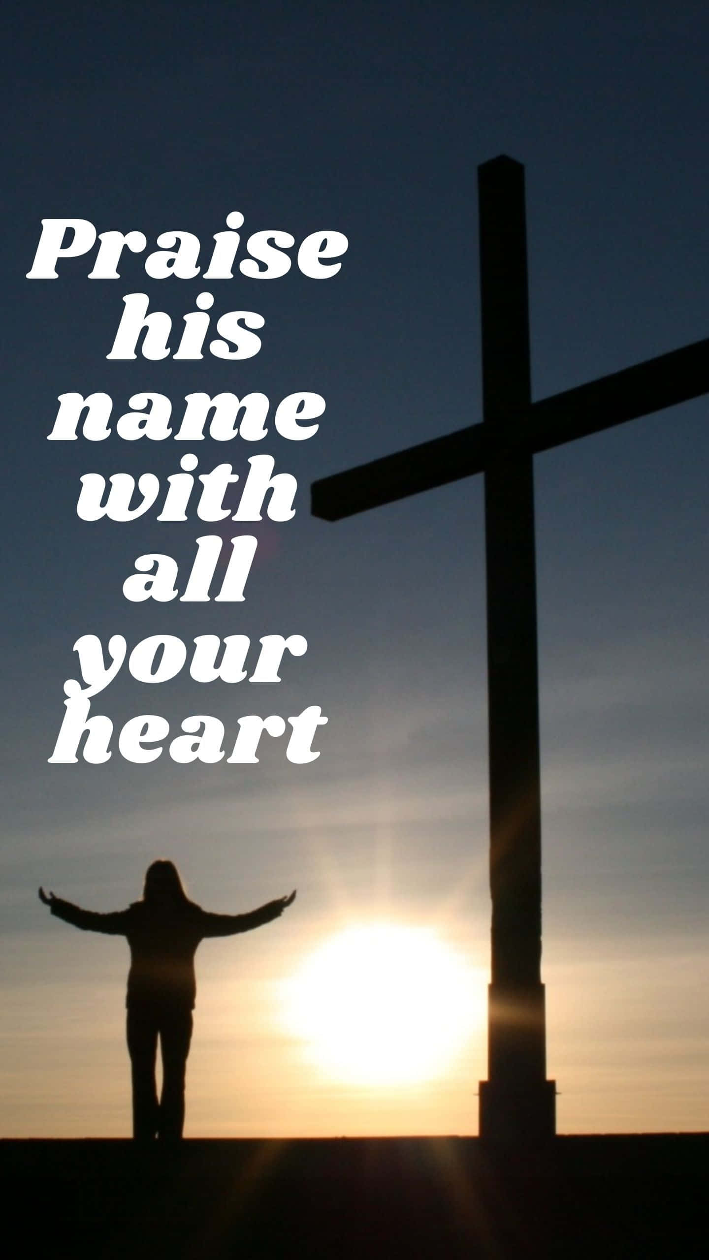 Jesus iPhone, silhouette, cross, 2K Phone Wallpaper