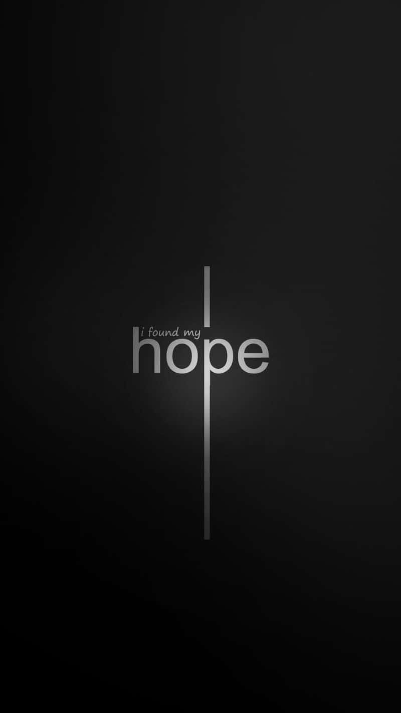 Jesus iPhone, minimalist black background, white text, HD Phone Wallpaper