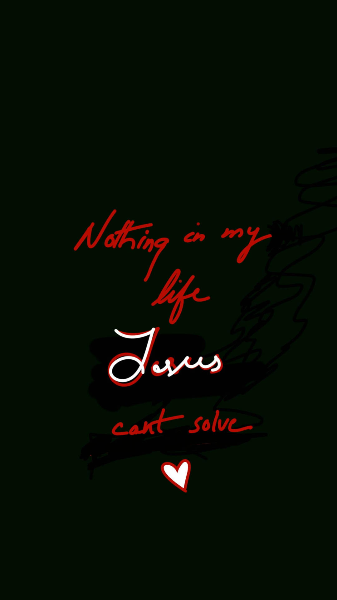 black and red, Jesus Quotes, dark green background, Full HD Phone Wallpaper