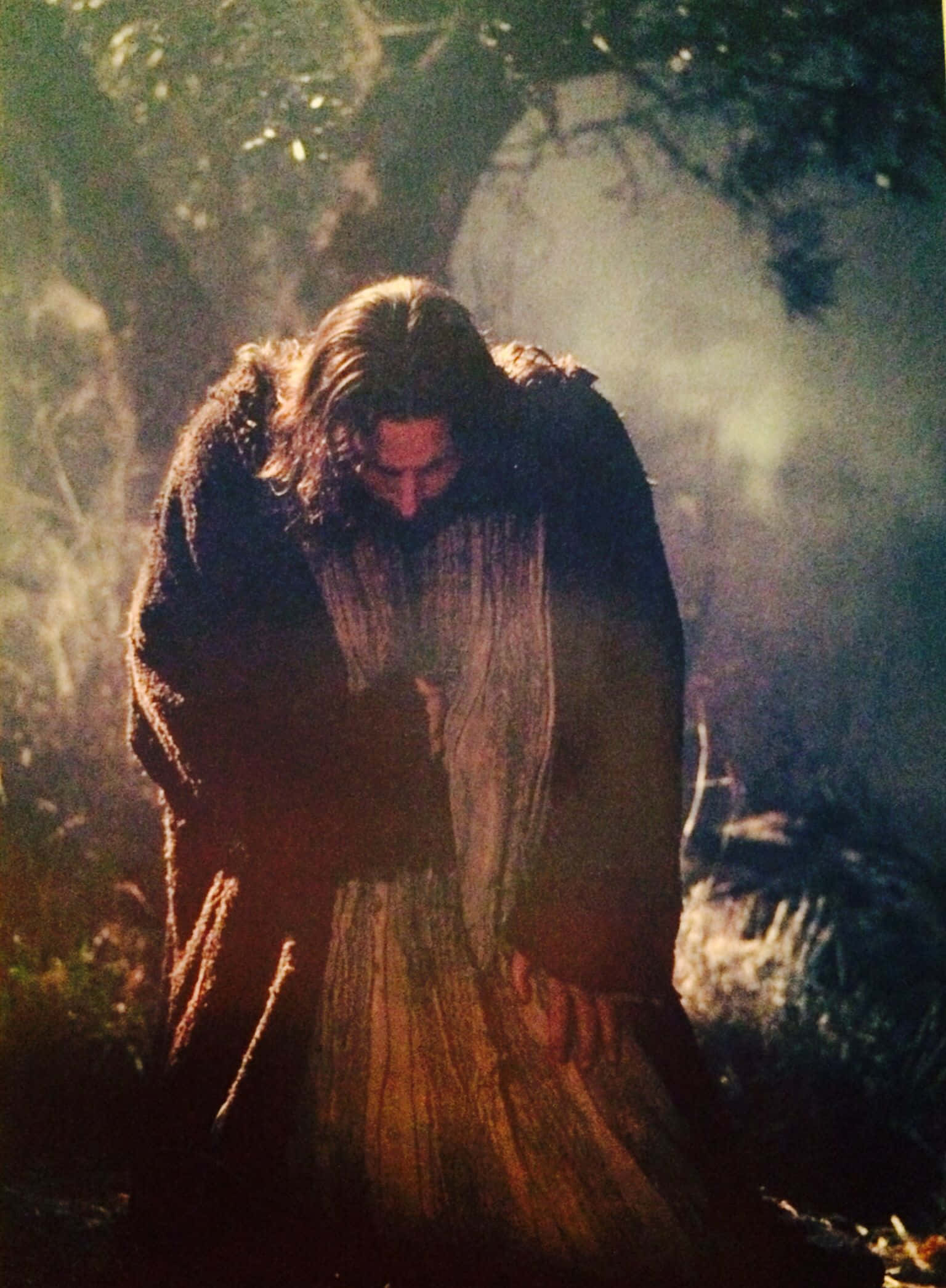 Jesus, hooded figure, tattered robes, Full HD Phone Wallpaper