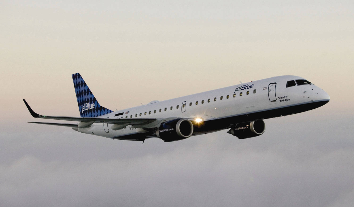 JetBlue, airplane, sunset, HD Desktop Wallpaper
