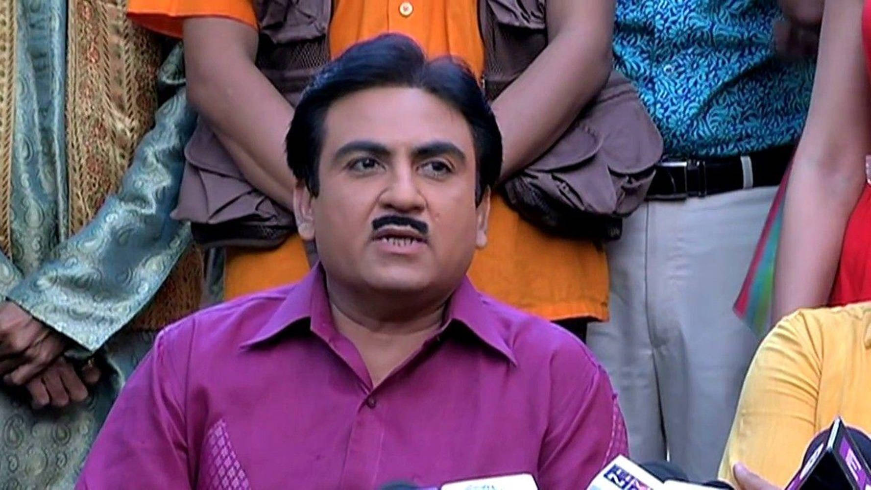 Jethalal, purple polo, interview, HD Desktop Wallpaper