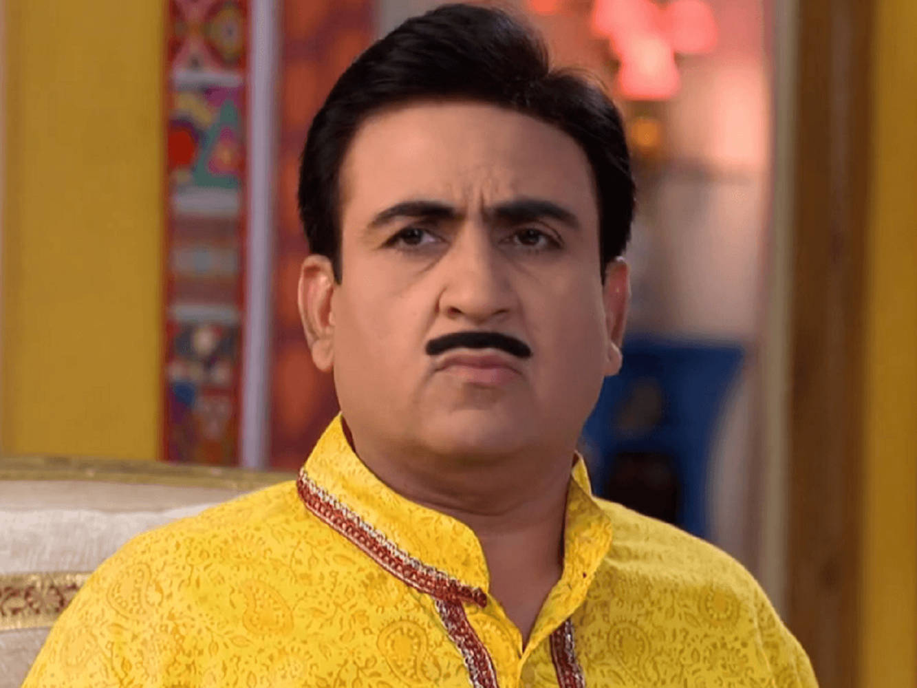 Jethalal, yellow, Bollywood style kurta pajama, HD Desktop Wallpaper