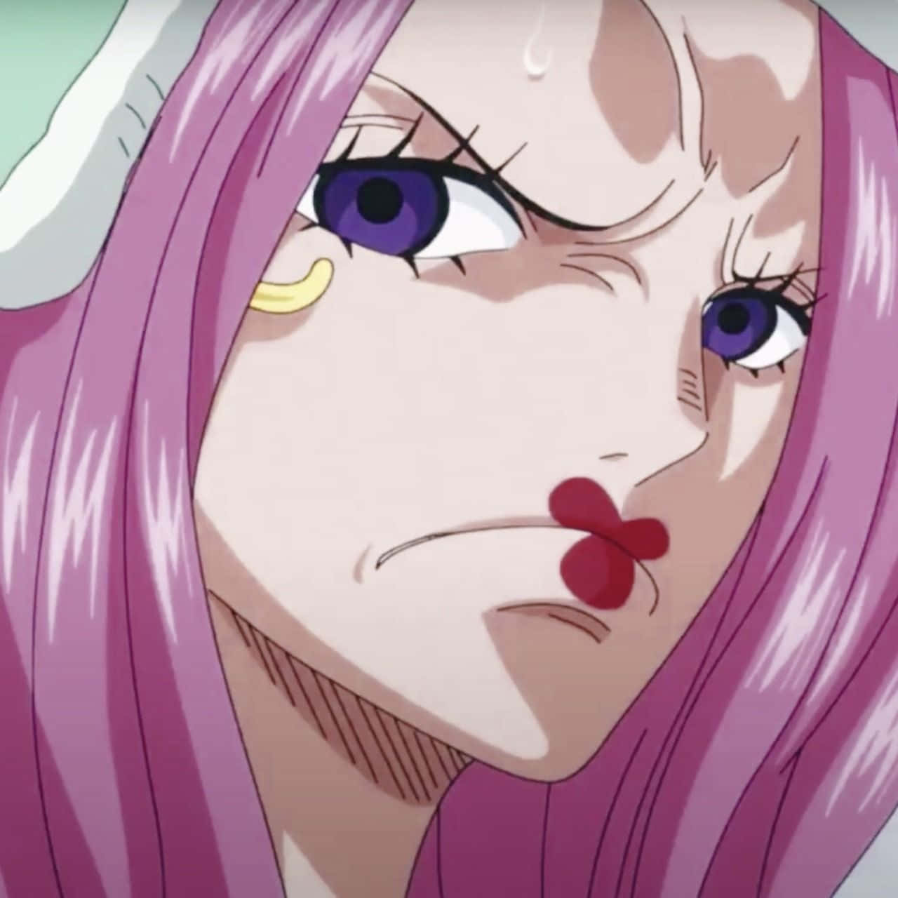Jewelry Bonney, pink hair, purple eyes, HD Desktop Wallpaper