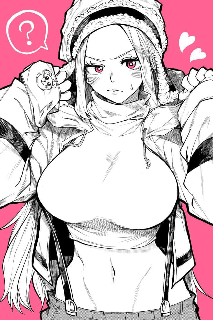 Jewelry Bonney, red eyes, braided hair, SD Phone Wallpaper