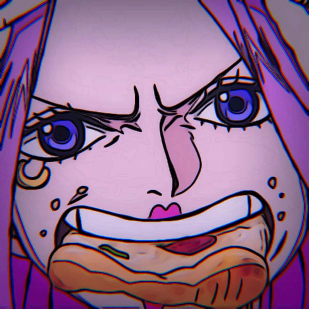 Jewelry Bonney, anime character, intense blue eyes, SD Desktop Wallpaper