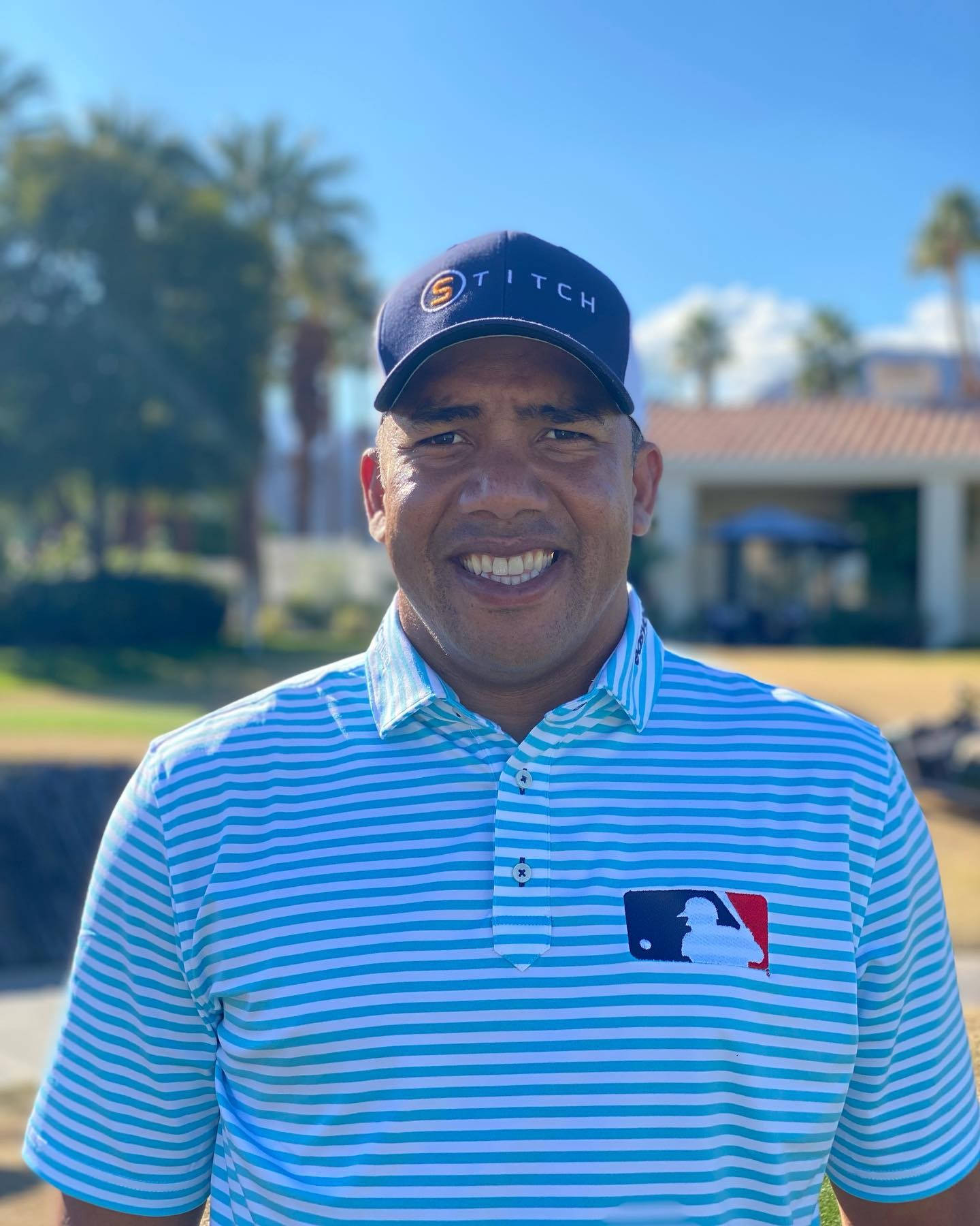 Jhonattan Vegas, blue striped polo, cap, HD Phone Wallpaper