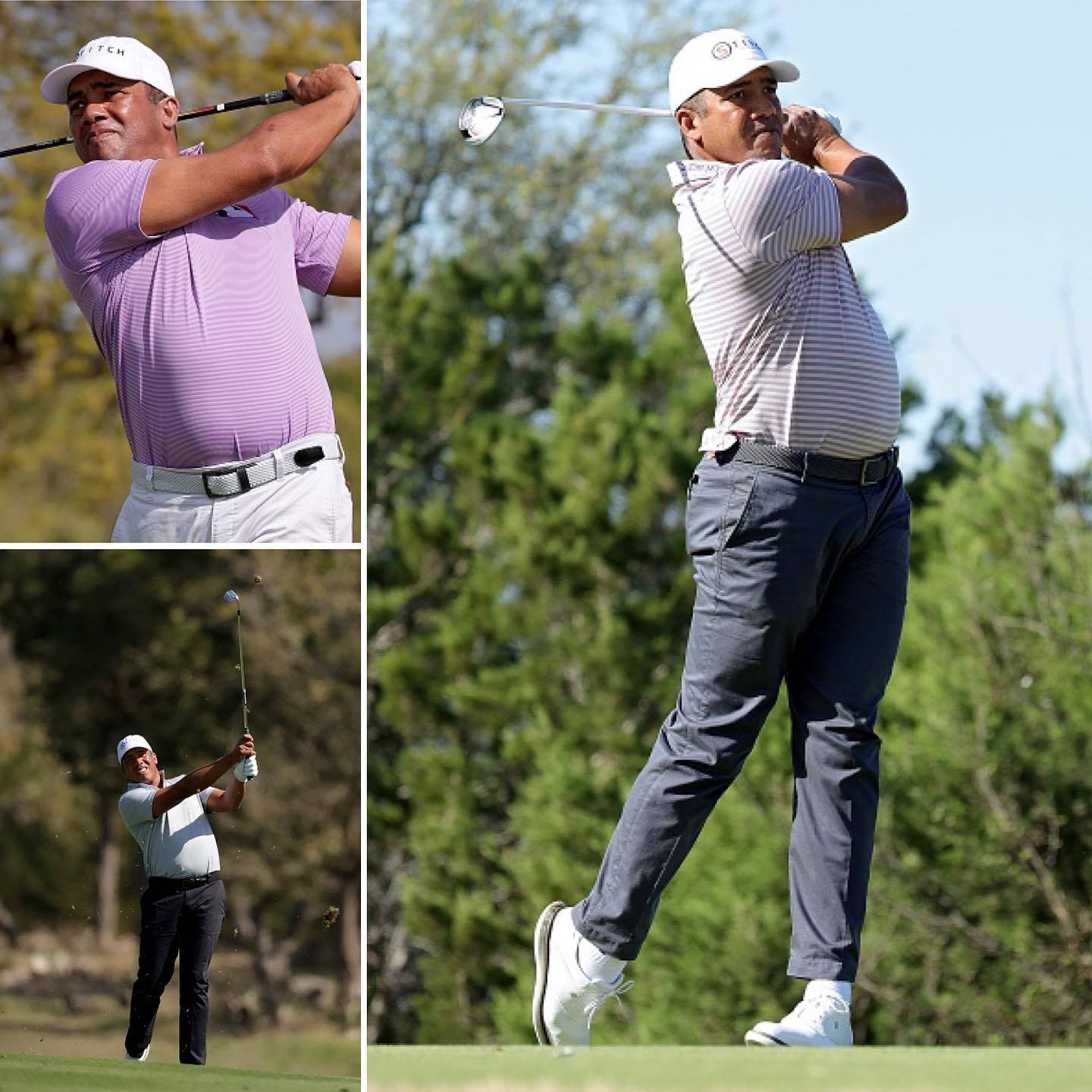 Jhonattan Vegas, golfer, mid-swing, HD Desktop Wallpaper