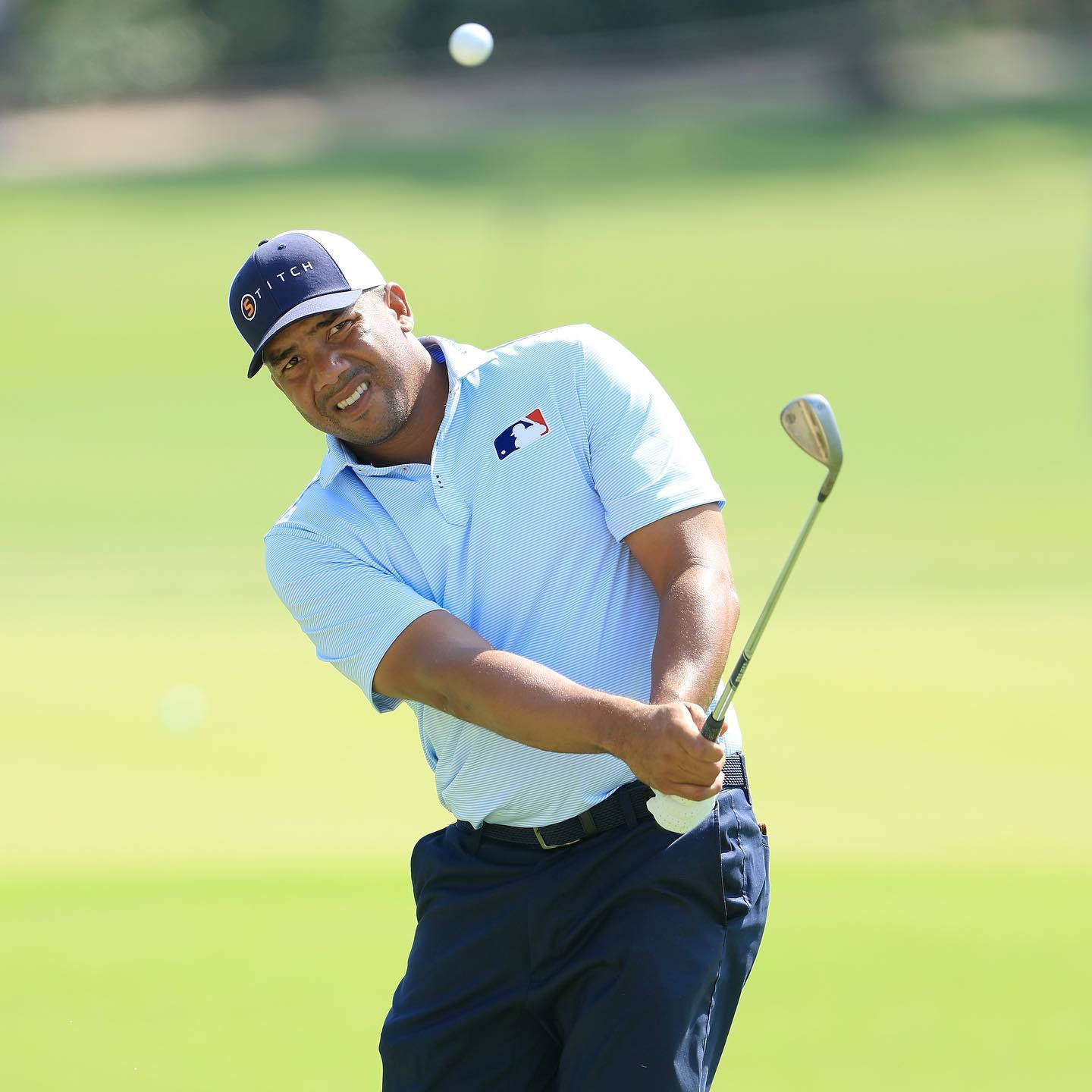 Jhonattan Vegas, golfer, mid-swing, HD Desktop Wallpaper