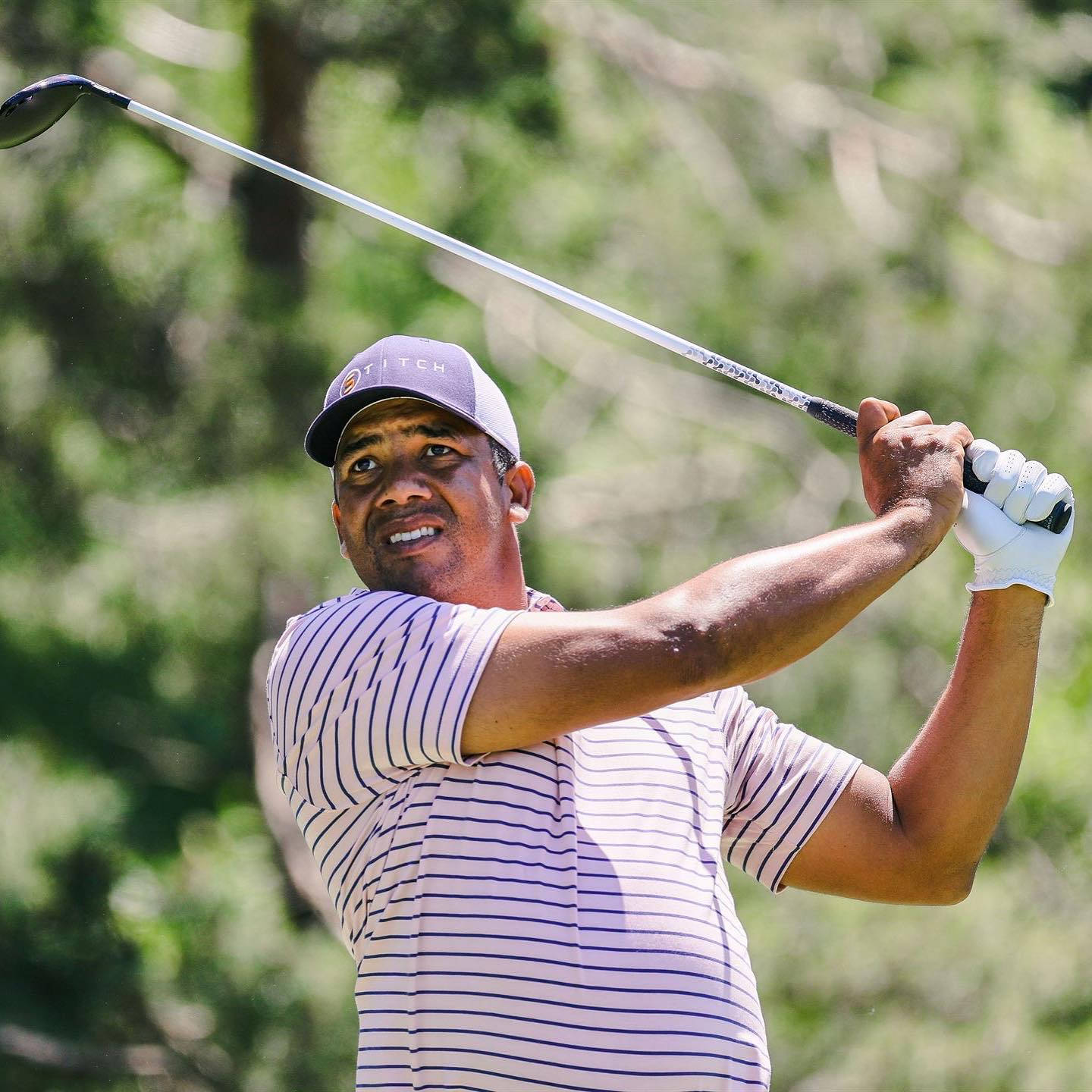 Jhonattan Vegas, striped shirt, golfer, HD Desktop Wallpaper