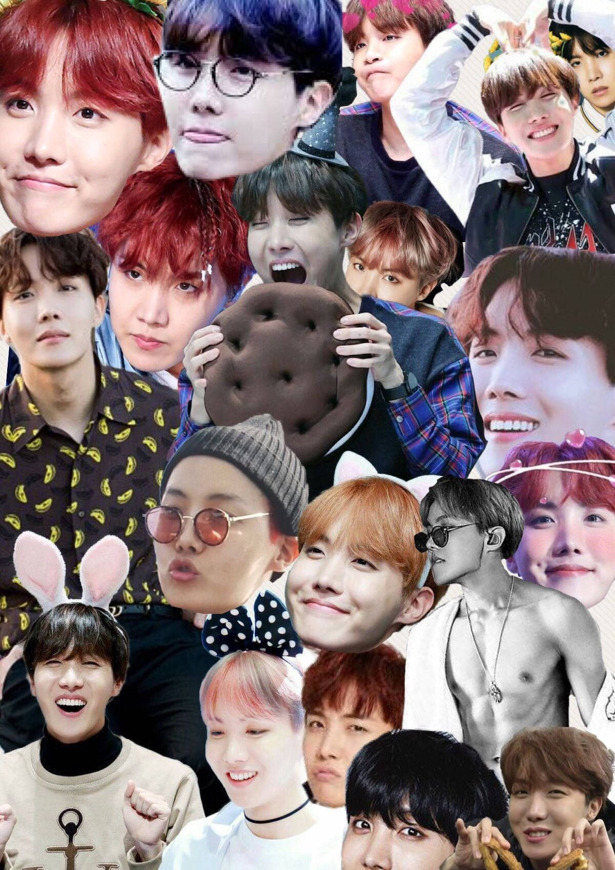 JHope, K-pop idols, colorful outfits, HD Phone Wallpaper