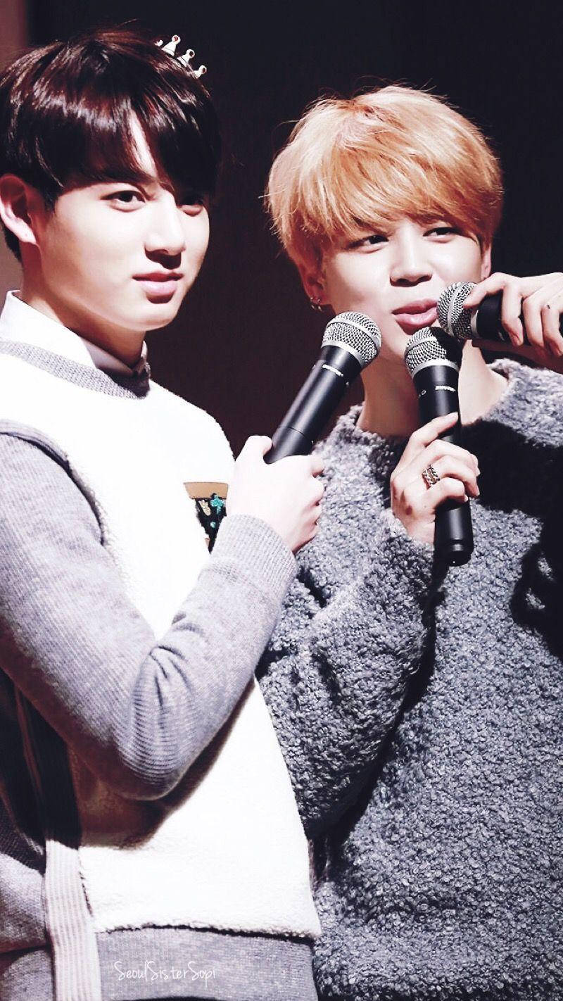 Jikook, microphones, stage lights, HD Phone Wallpaper