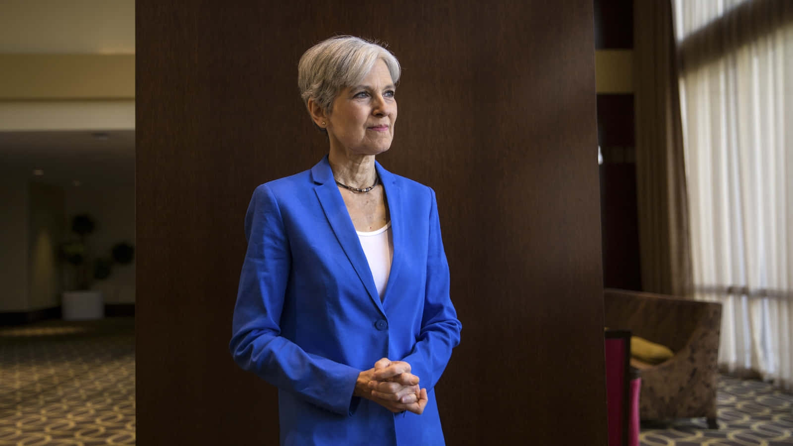 Jill Stein, blue suit, vibrant blue blazer, HD Desktop Wallpaper