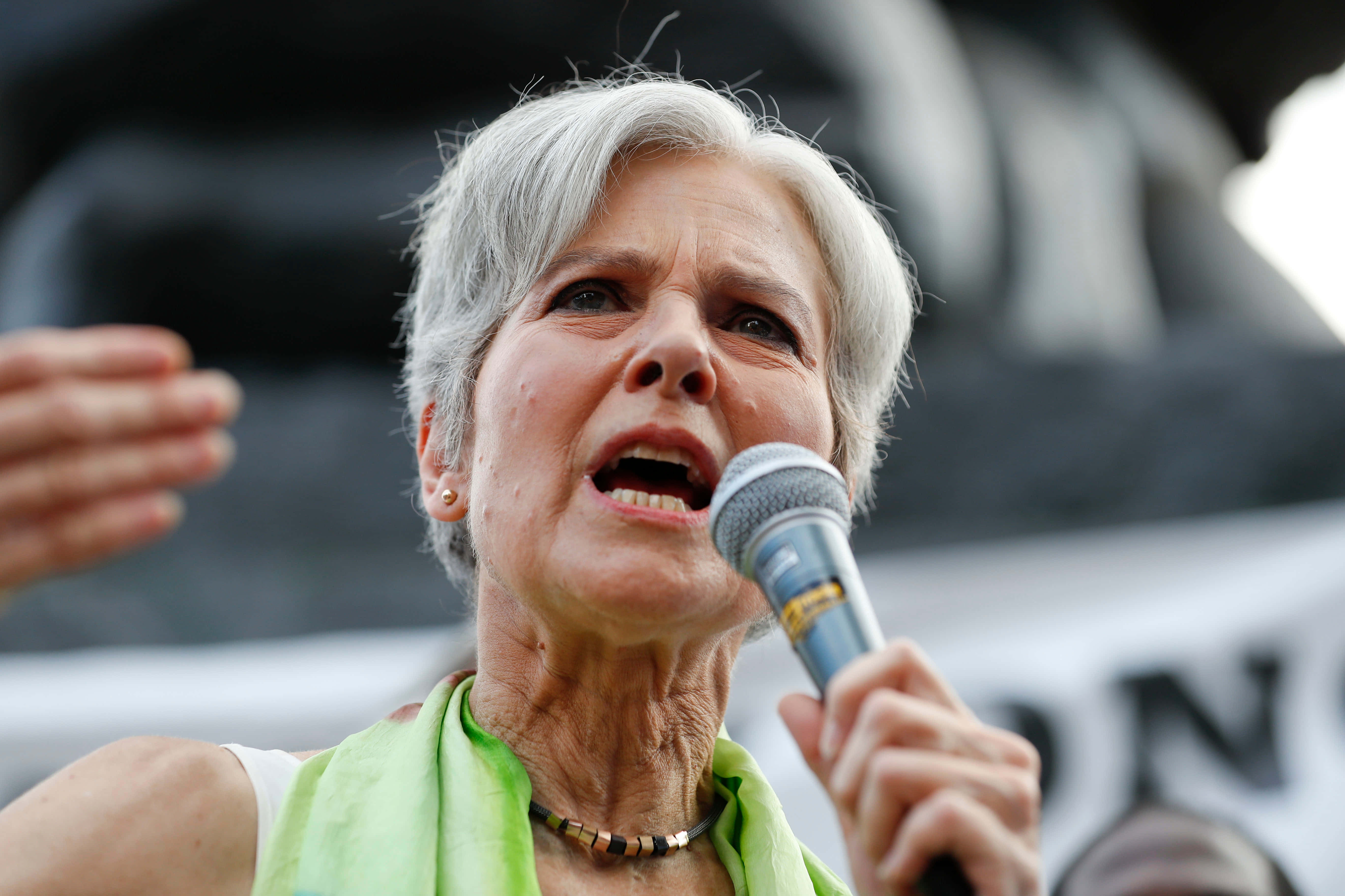 Jill Stein, American Physician, silver hair, 5K Desktop Wallpaper