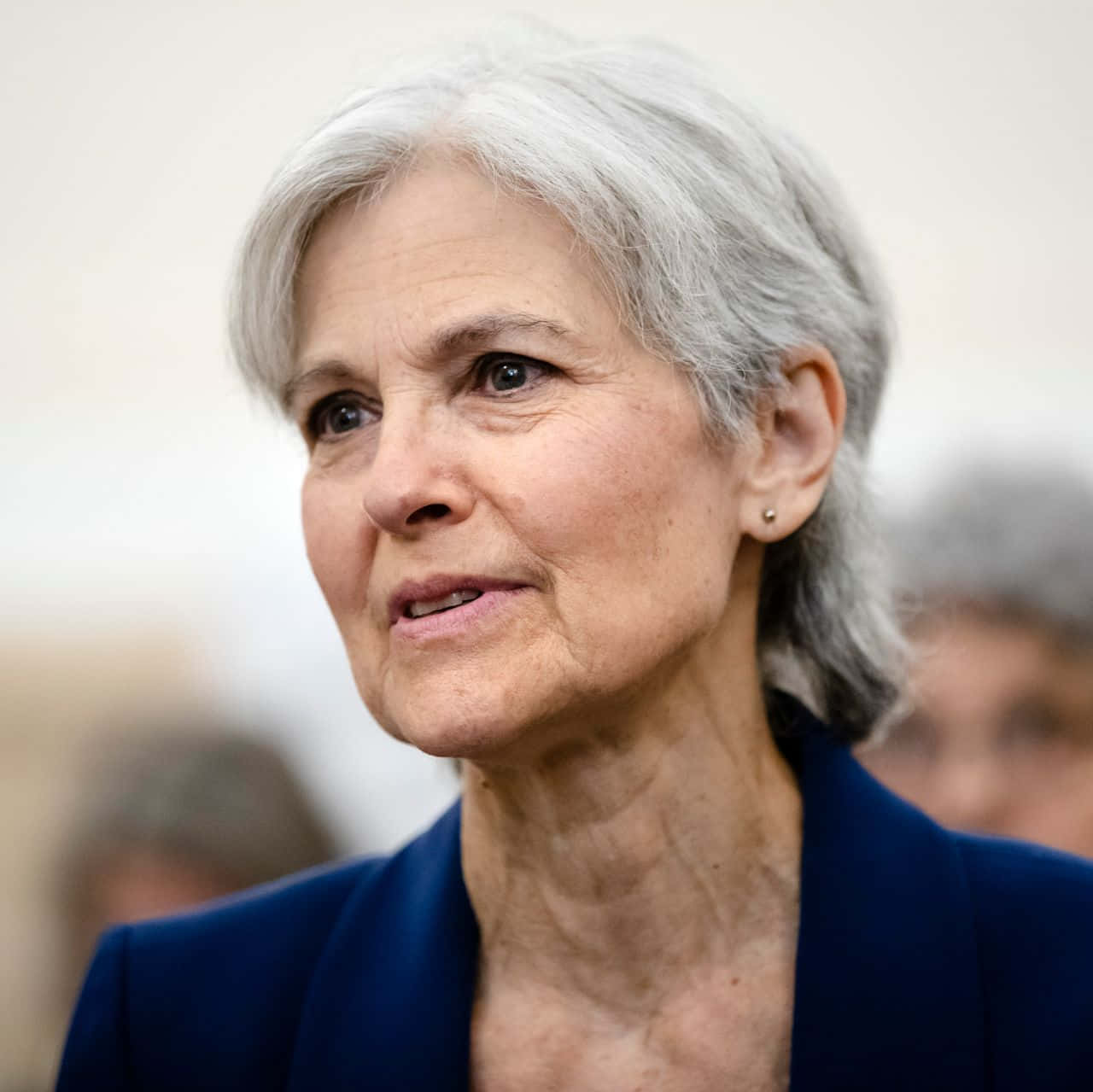 Jill Stein, short gray hair, dark blue blazer, HD Desktop Wallpaper